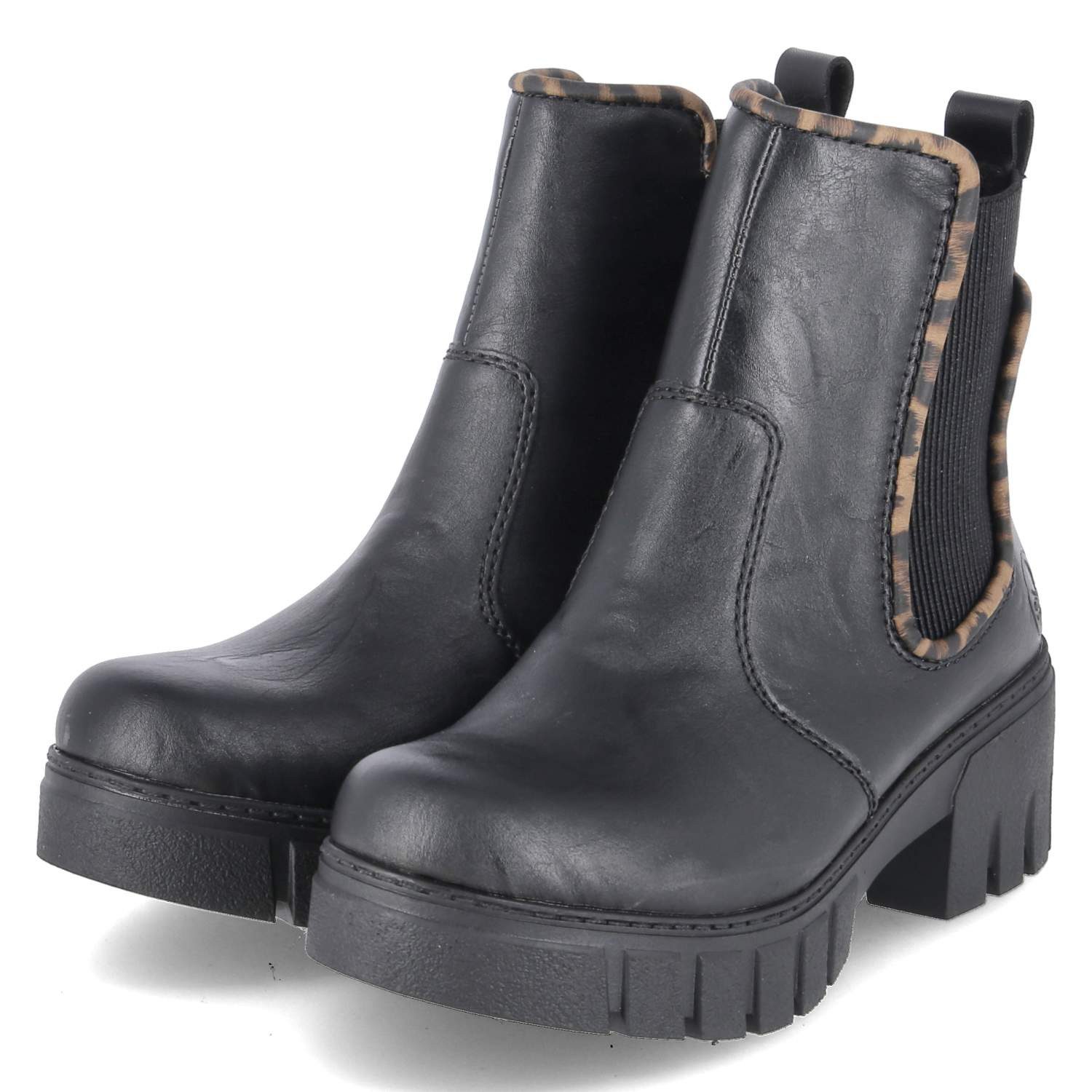 Rieker 74562-00 Damen Synthetik black Schlupfstiefel