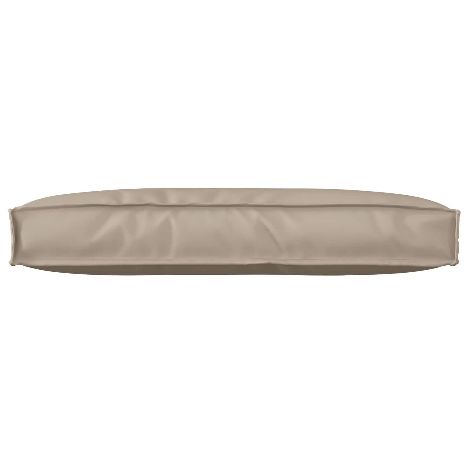 vidaXL Sitzauflage Kissen Taupe 80 x 40 x 12 cm Oxford-Stoff, (1 St)