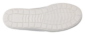 Caprice Sneaker mit glänzendem Kontrastbesatz, Freizeitschuh, Halbschuh, Schnürschuh
