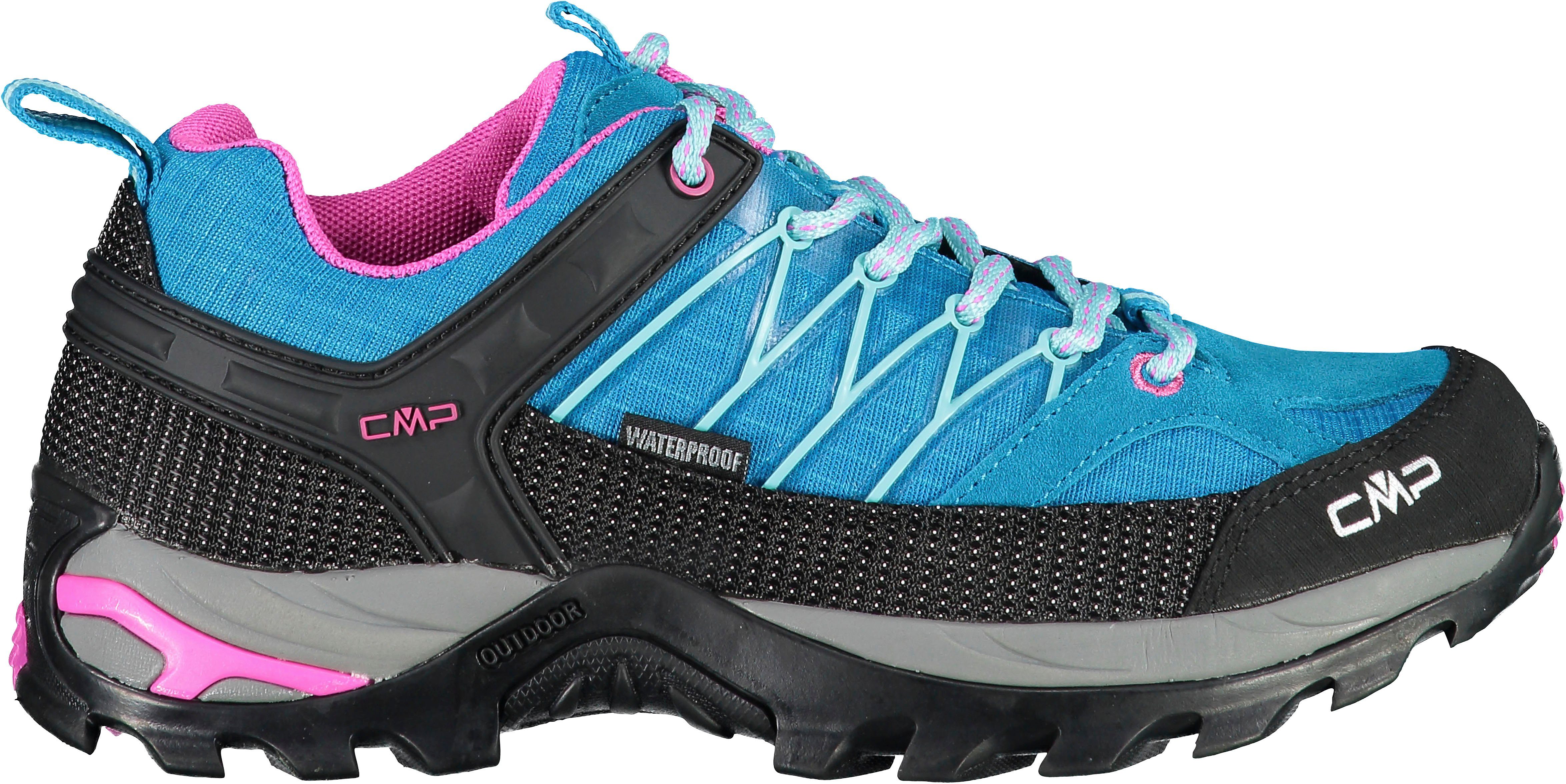 Waterproof Wanderschuh Wmns wasserdicht CAMPAGNOLO CMP Rigel aquablau-pink Low