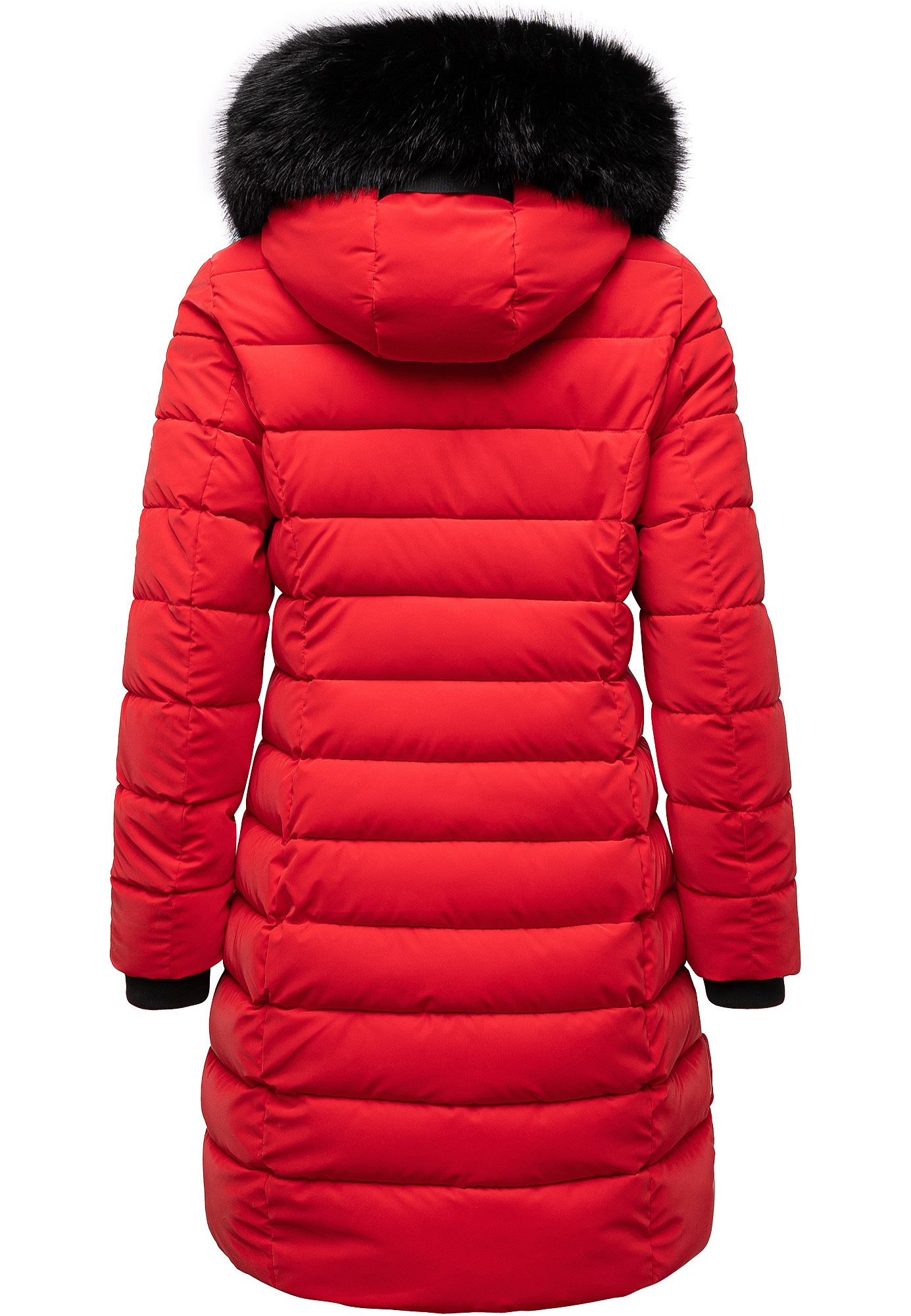 REPUBLIX Winterjacke ZOE Damen Gefütterte Dicke Glanz Winter Jacke Mantel Parka mit Kapuze