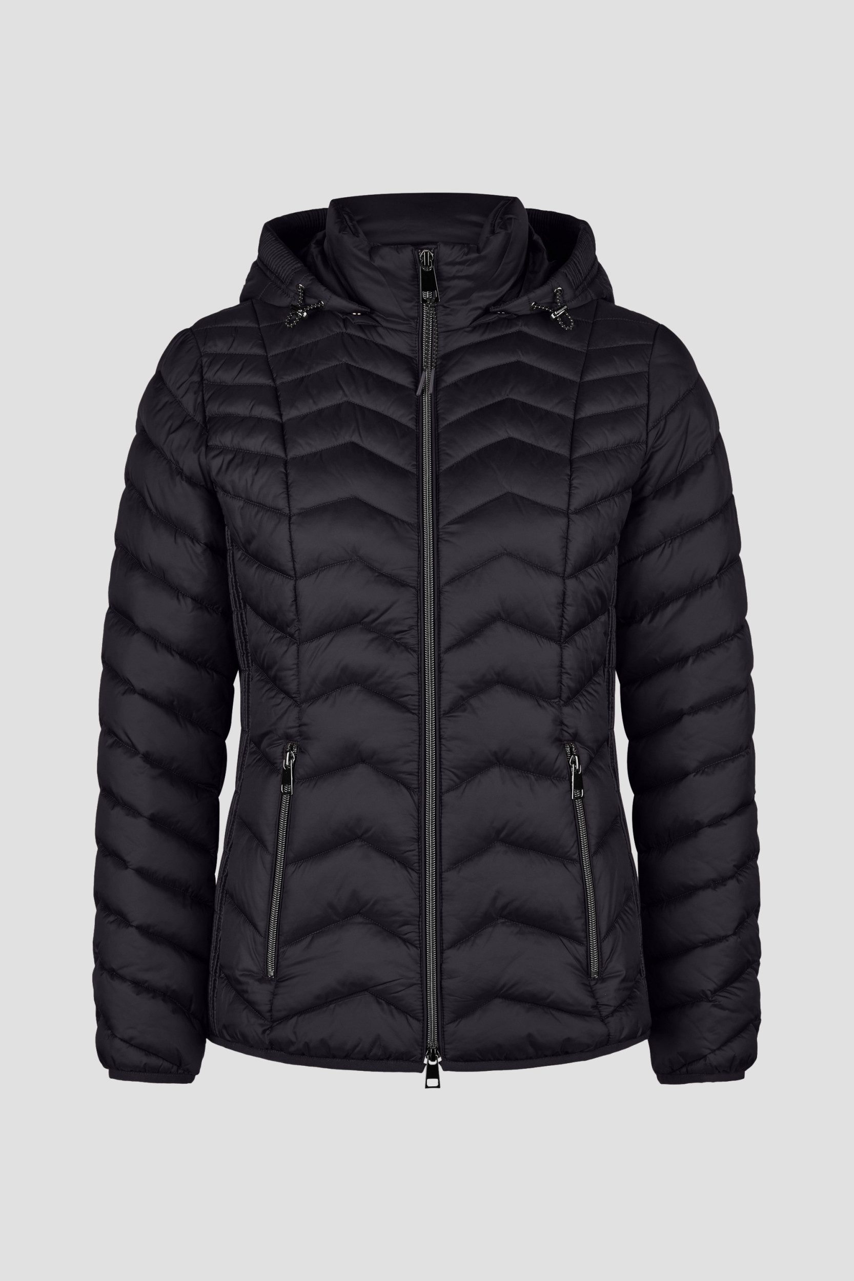 Barbara Lebek Steppjacke - leichte Steppjacke mit Kapuze und Reißverschluss für Damen