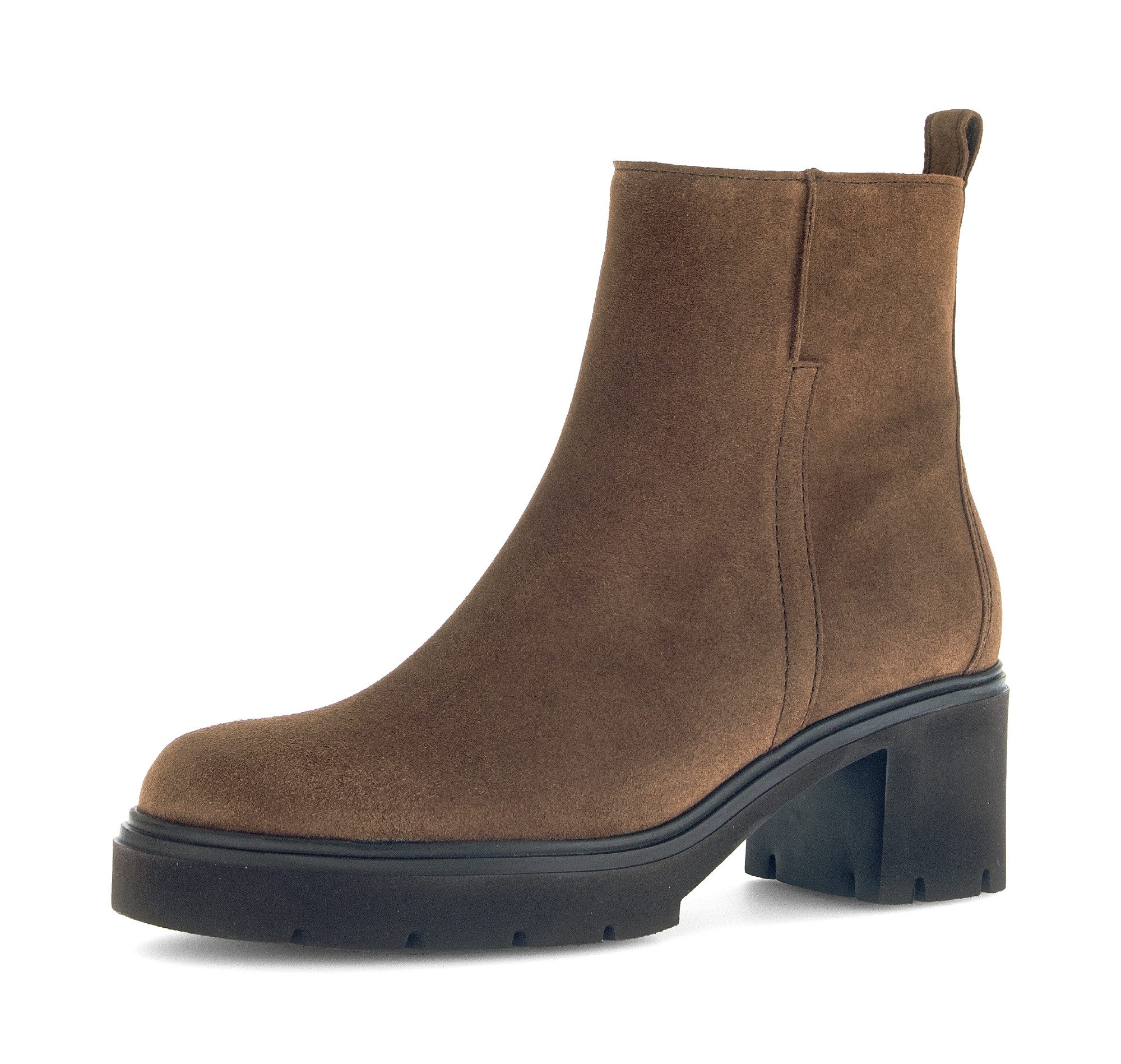Gabor Stiefelette, Blockabsatz, Ankleboots, Businessboots mit dezenten Ziernähten