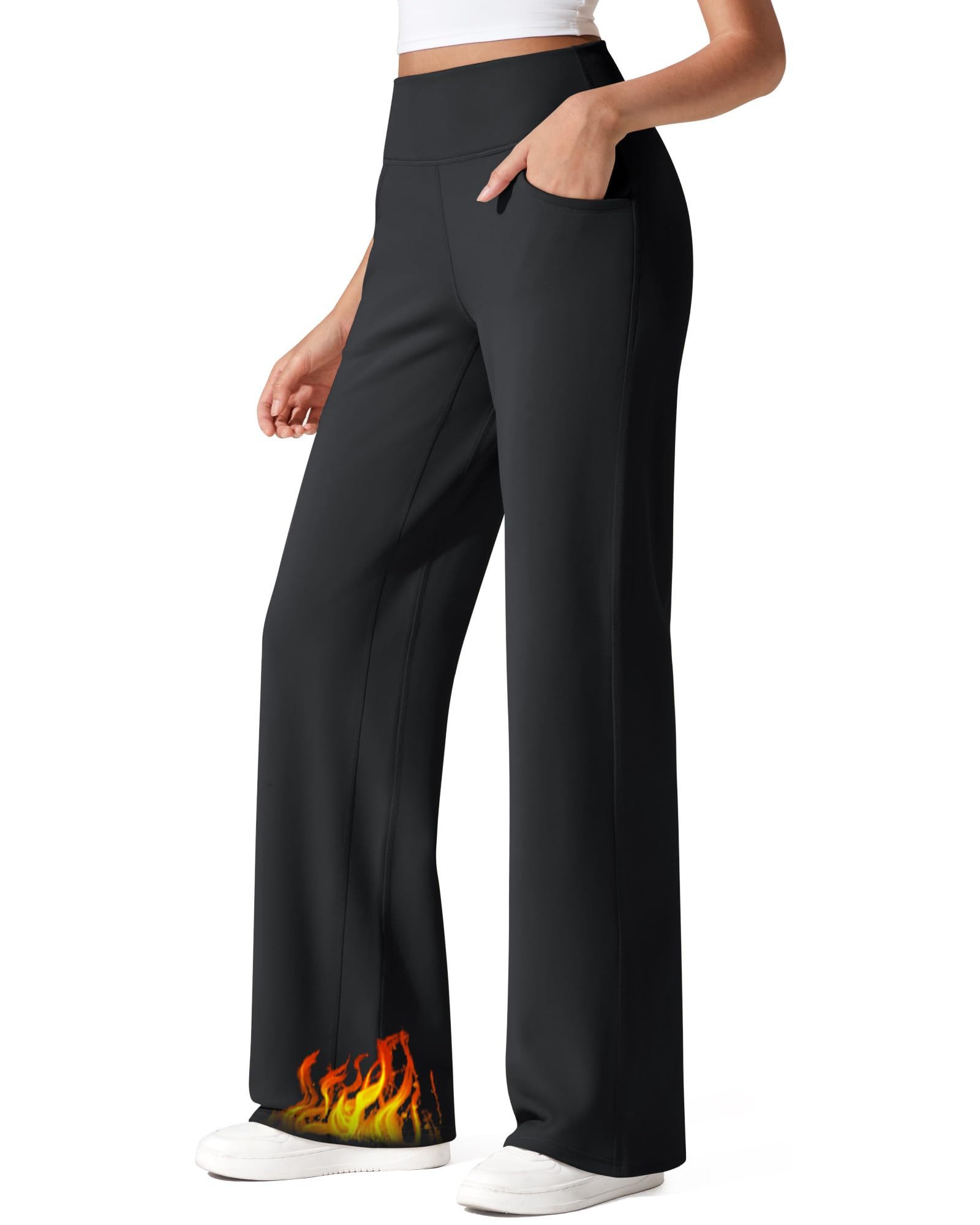 G4Free Jerseyhose Thermohose Damen Winterhose Gefüttert Hohe Taille Wasserd günstig online kaufen