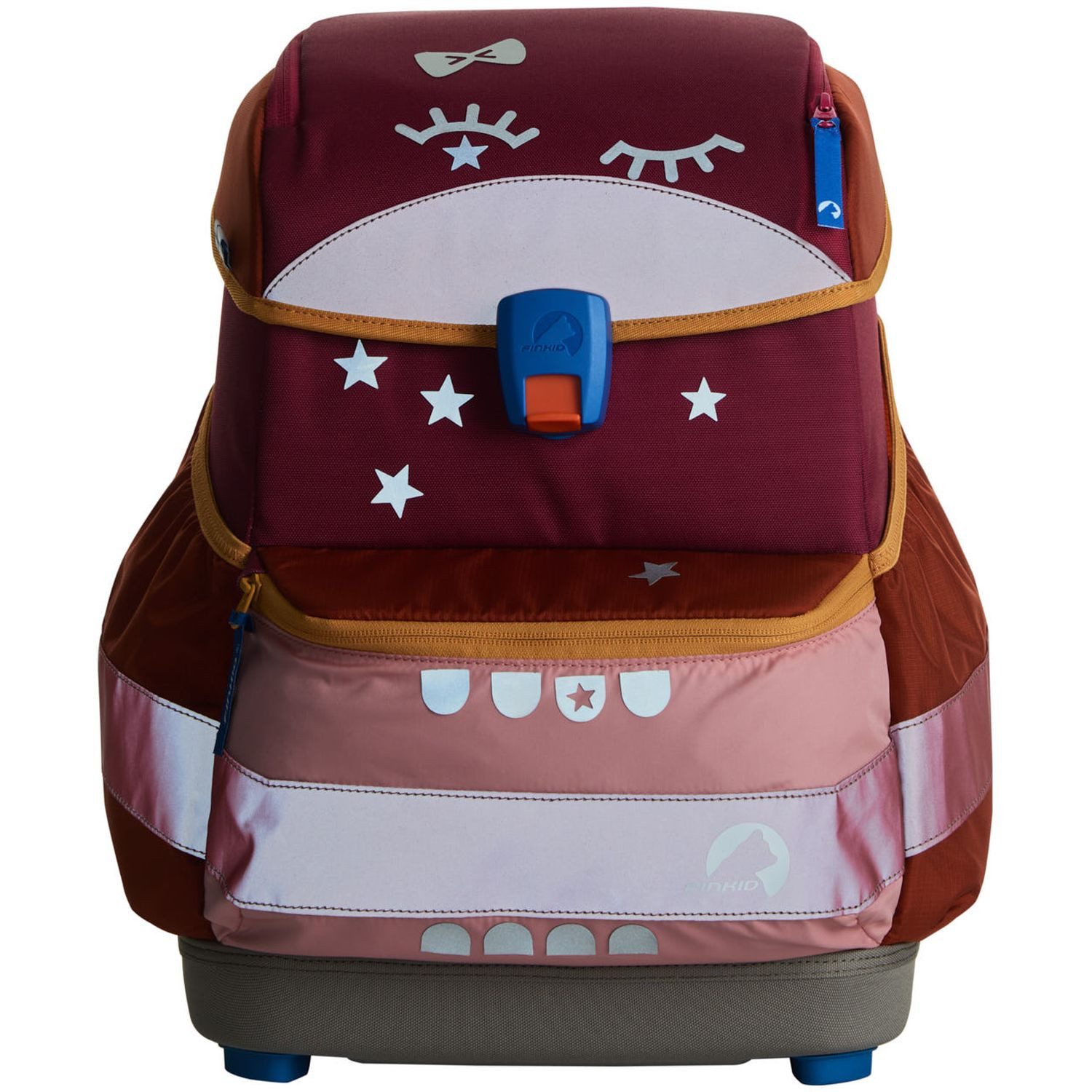 Finkid Schulranzen Schulranzenset 4-tlg. BUDDY EKO SPORT berry mix