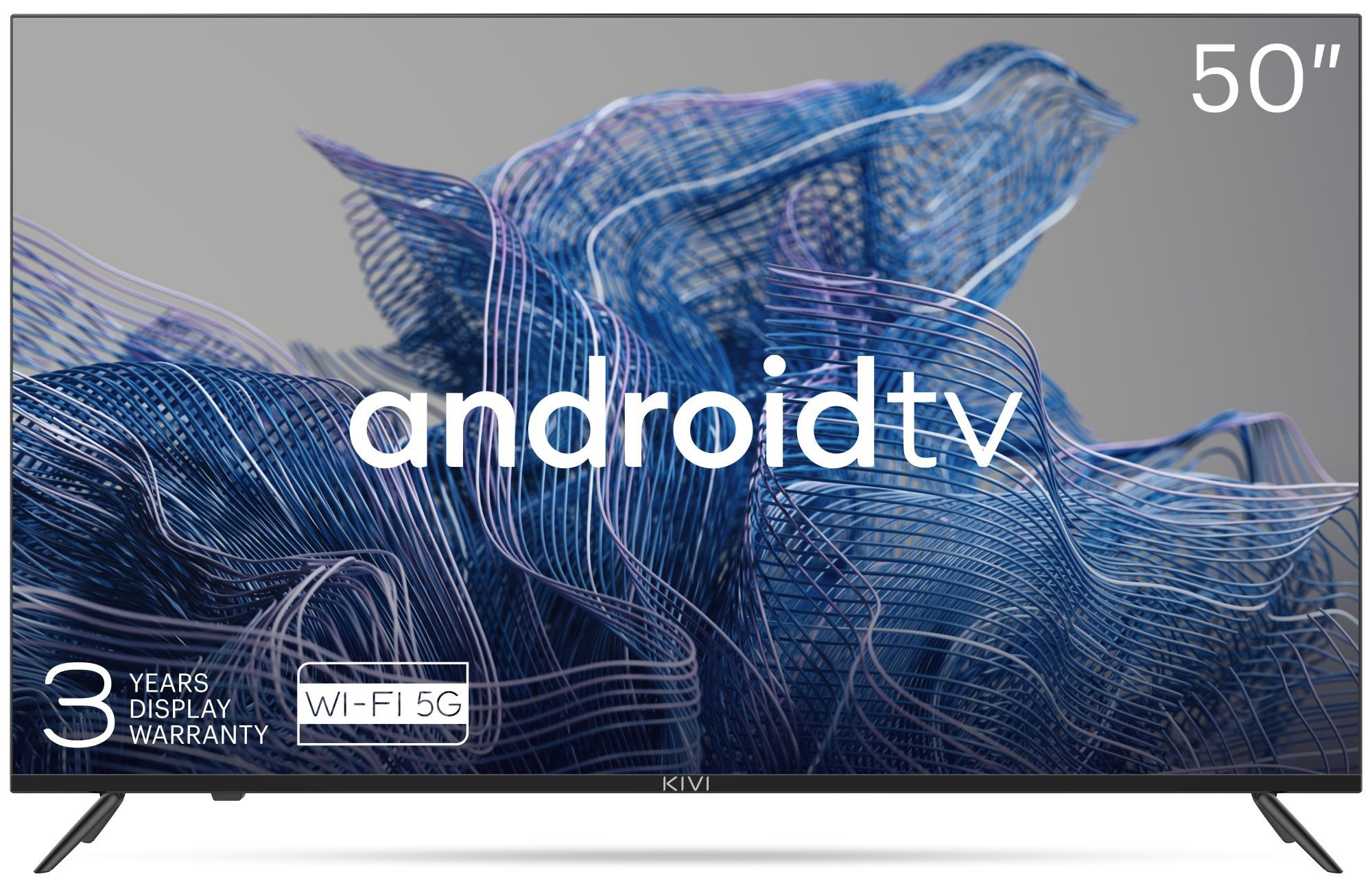 KIVI 50U750NB LCD-LED Телевизоры (127,00 cm/50 Zoll, 4K Ultra HD, Smart-TV, Android-TV, HbbTV, Bluetooth, HLG, Google Assistant)