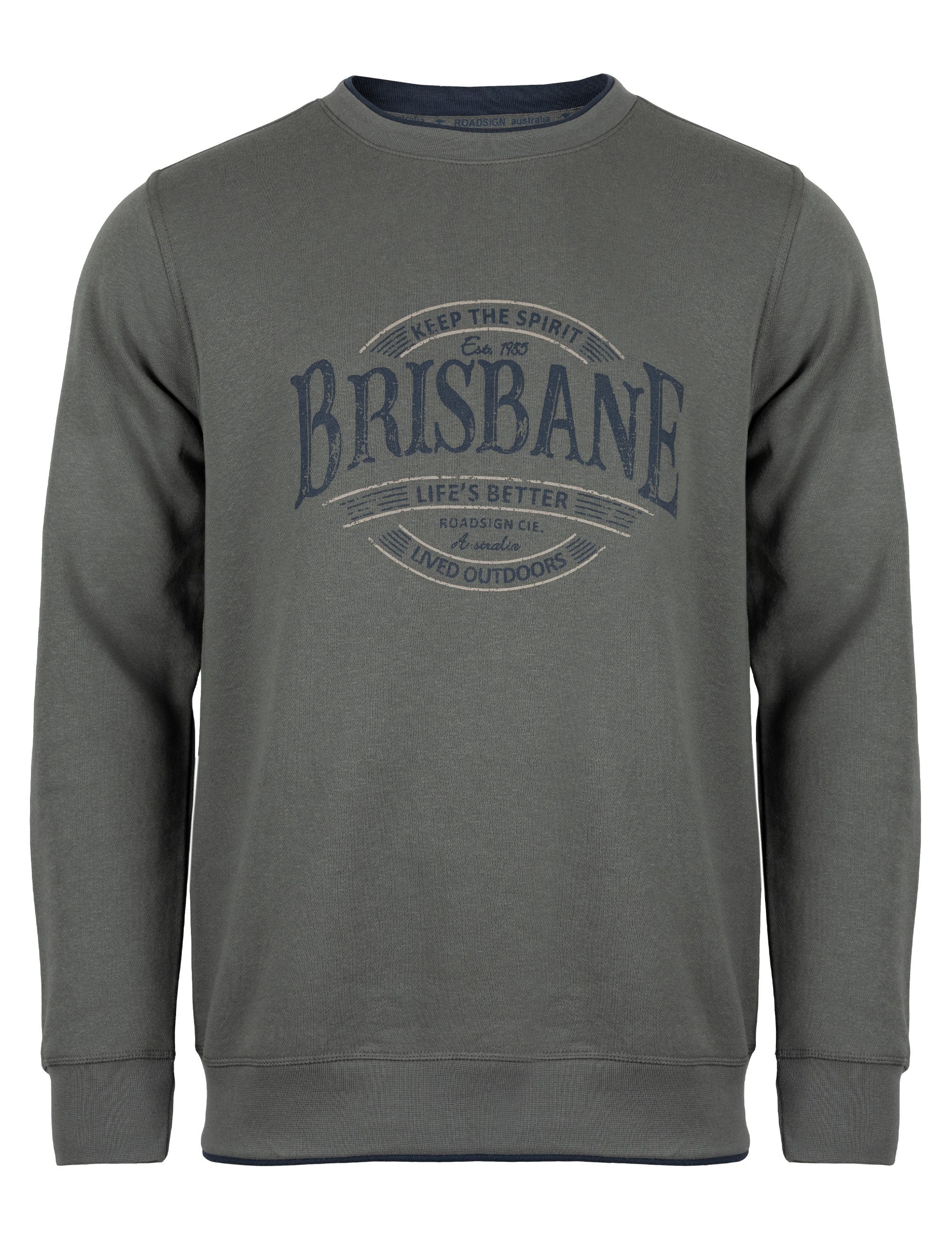 ROADSIGN australia Sweatshirt Layered (1, 1-tlg., 1) für stylische Freizeit-Looks an kühlen Herbsttagen