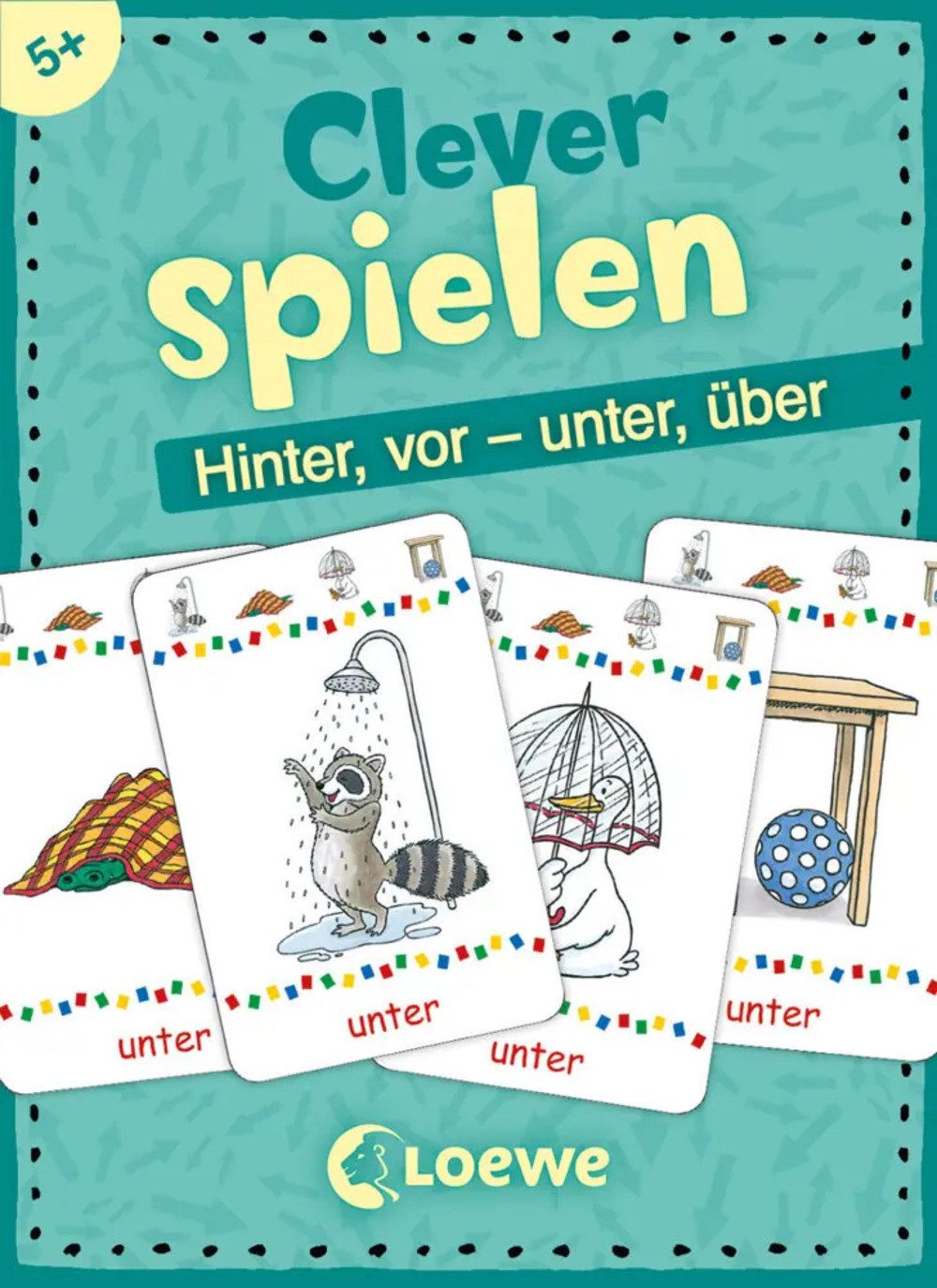 Loewe Spiel Clever spielen - Hinter, vor - unter, über (Kartenspiel)