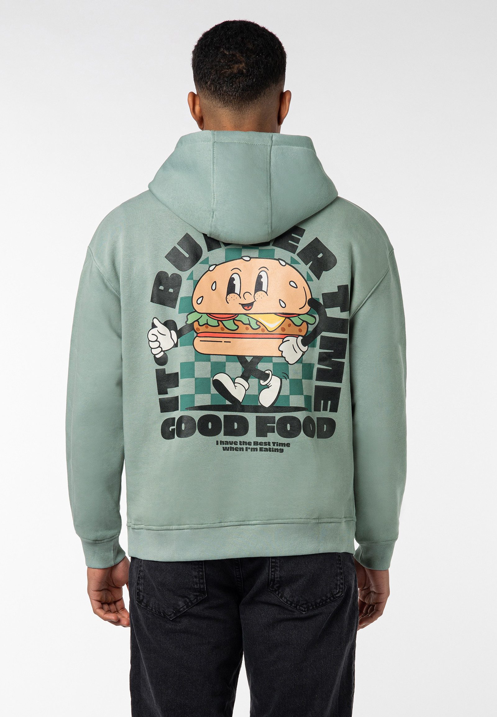 SUBLEVEL Hoodie Herren Kapuzenpullover mit verspielten Prints Sweater, Kapu günstig online kaufen