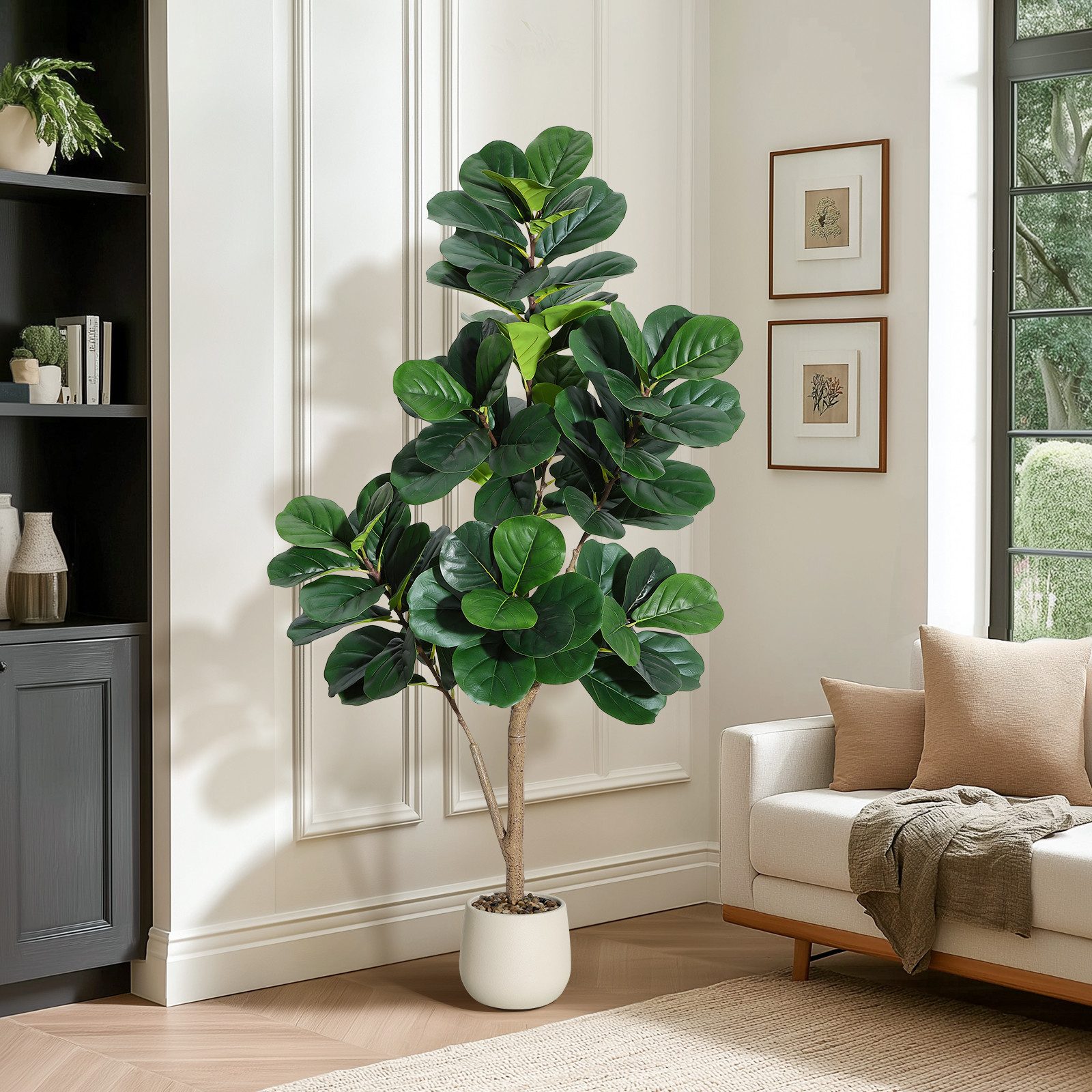 Kunstbaum Künstlicher Geigenblatt-Feigenbaum, Kunstpflanzen,künstliche Bäum günstig online kaufen