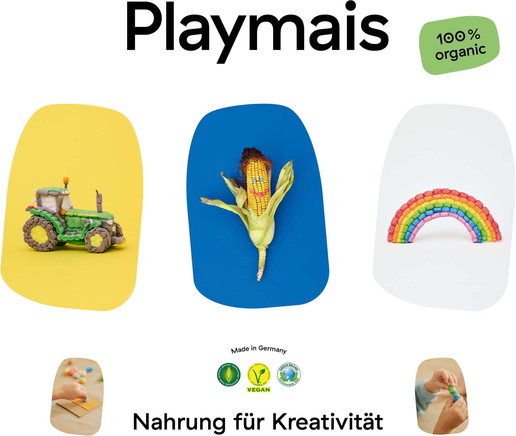 PlayMais Kreativset Bastel Kreativität Bastelset Mosaic 2300 ab 3 Jahren 160972