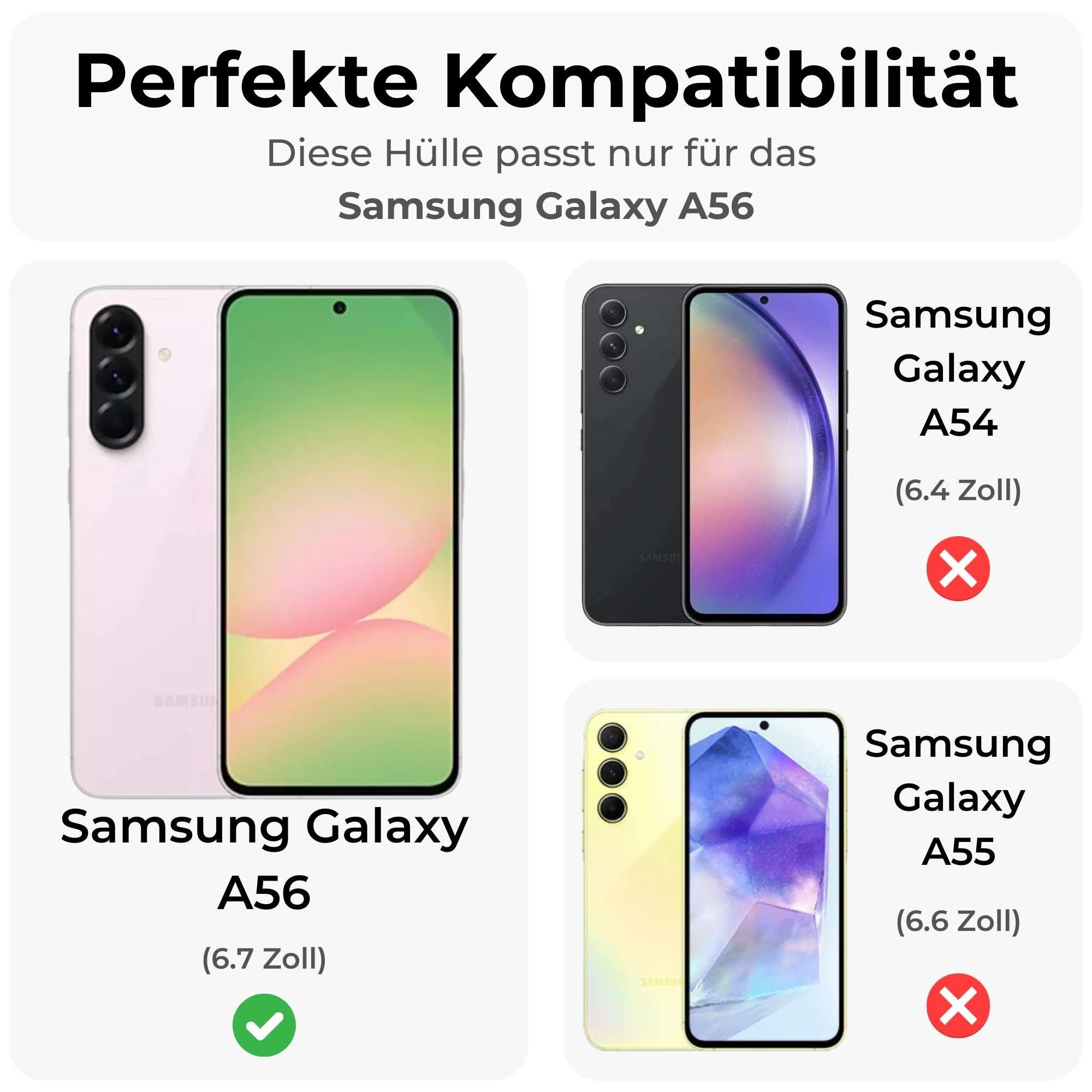 betterfon Handyhülle für Samsung Galaxy Serie Schutzhülle Magnet Case Hülle magnetisch, Magnetisches Laden, mattes Design, kratzfest & stoßfest verarbeitet