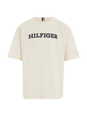 Tommy Hilfiger T-Shirt U MONOTYPE TEE S/S mit großer Logo-Stickerei