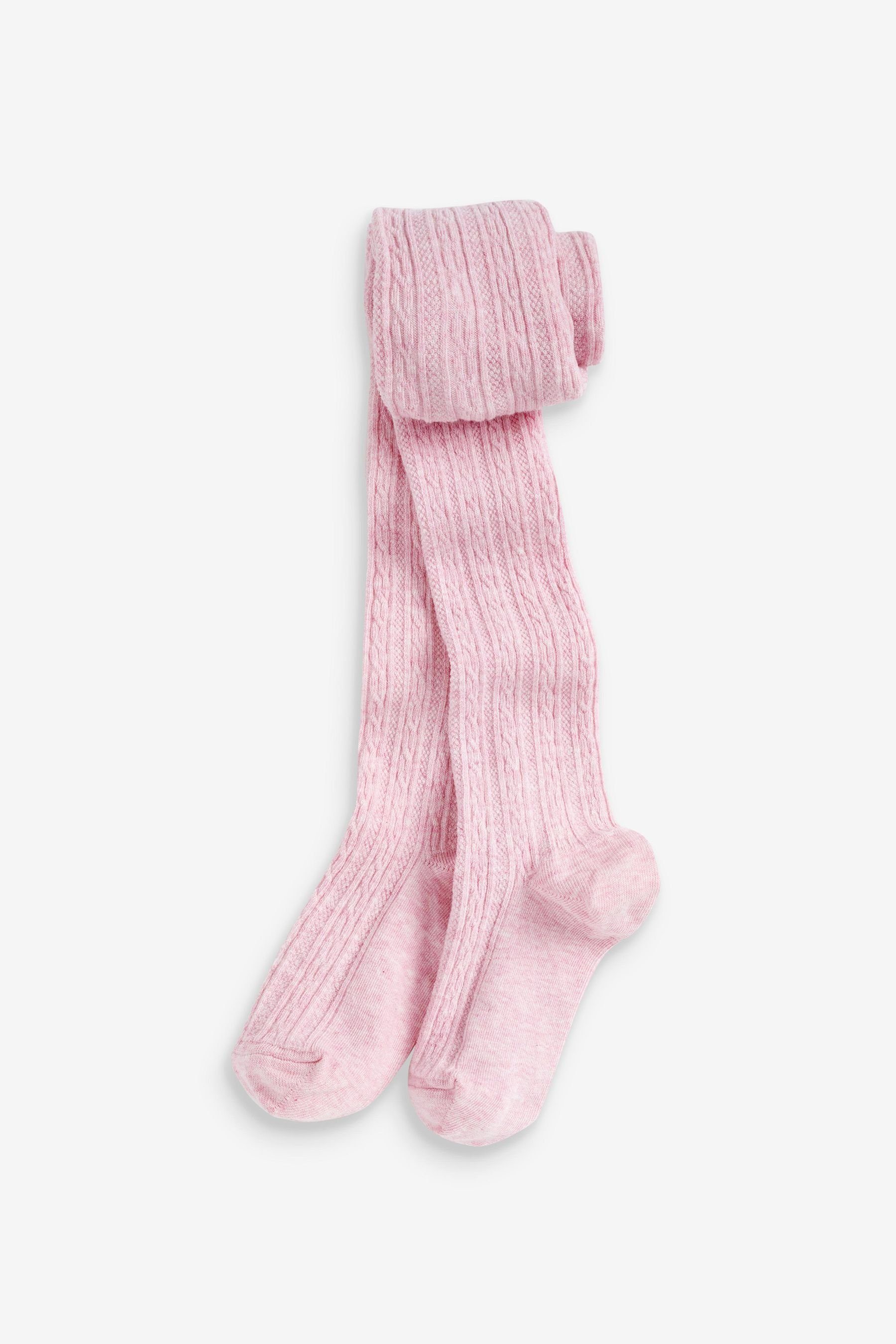 Next Strickstrumpfhose Zopfmuster-Strumpfhose mit hohem Baumwollanteil (1 St)