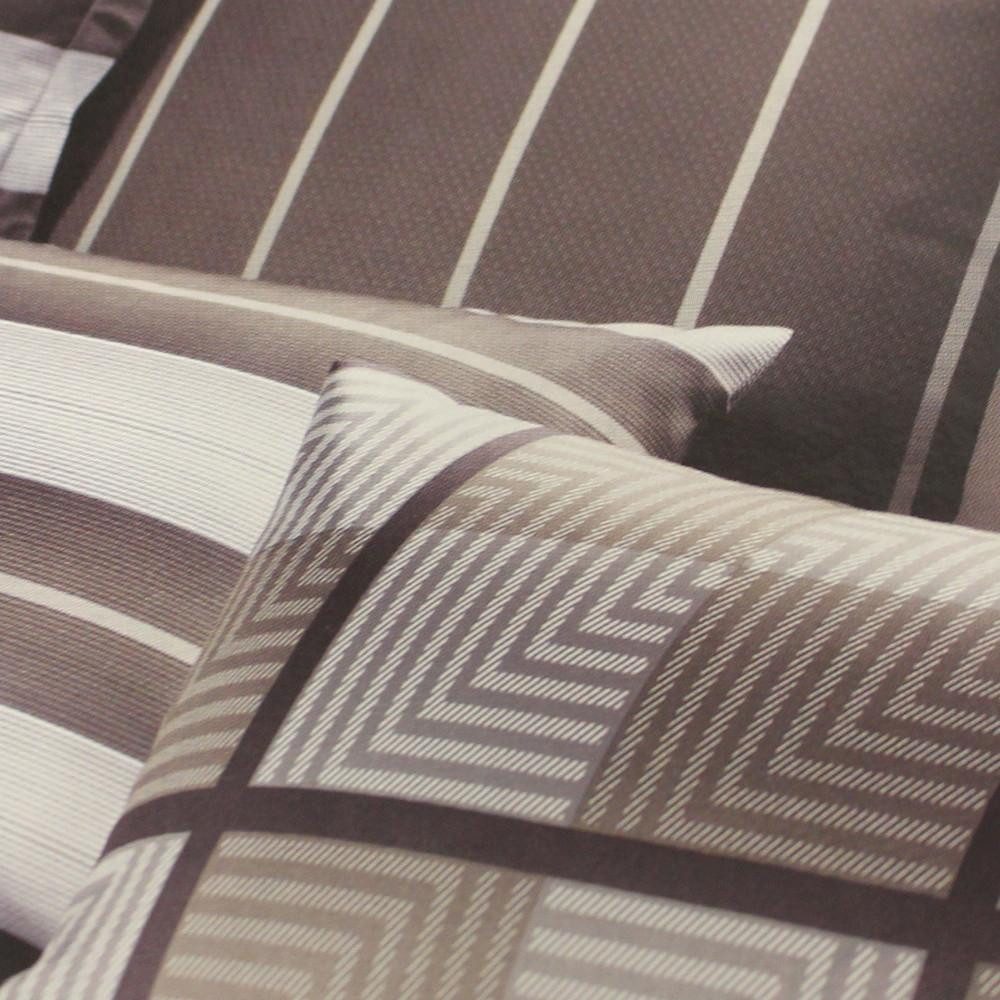 Elegante Kissenbezug Grande Tabak-Aschgrau, Mako Satin von Elegante 80 x 80 cm