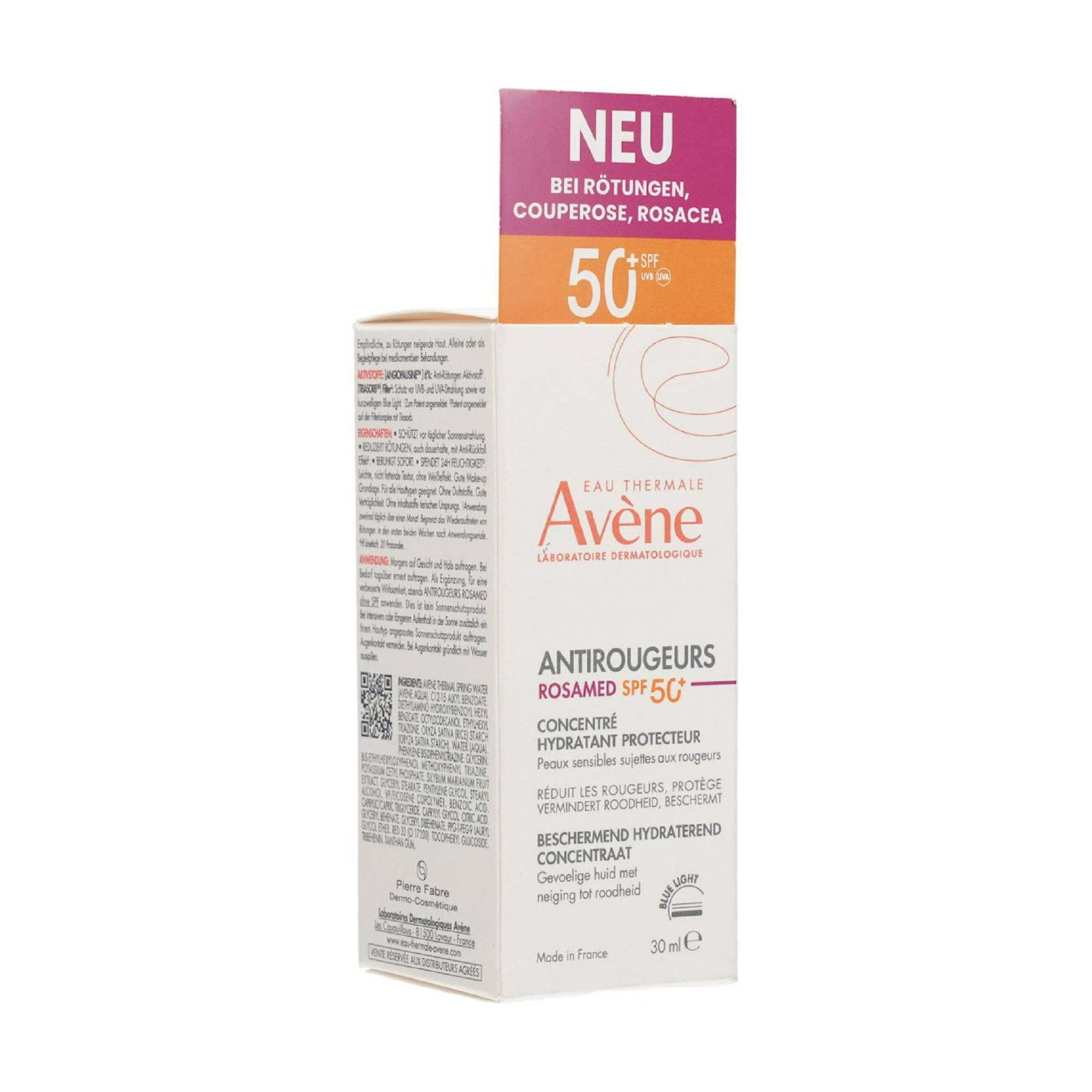 Pierre Fabre Gesichtslotion AVENE Antirougeurs Rosamed Anti-Röt.Konz.SPF 50+