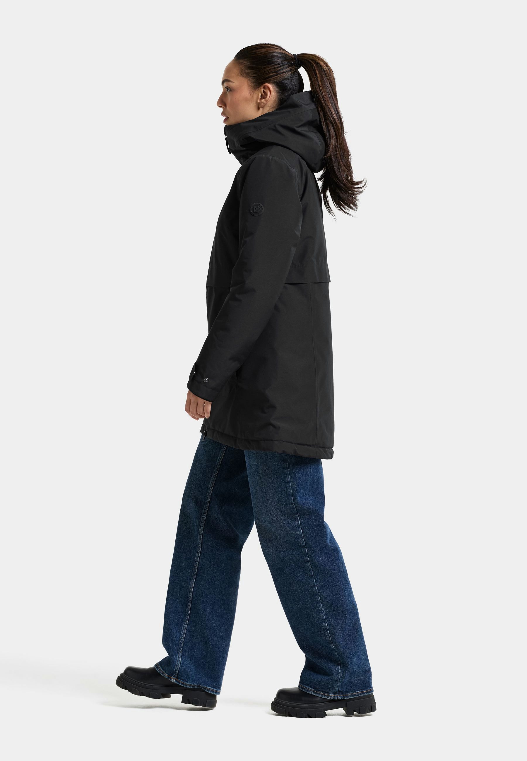 Didriksons Winterjacke Damen Winterparka Wasserdicht TIRIL mit Kapuze mit Taschen