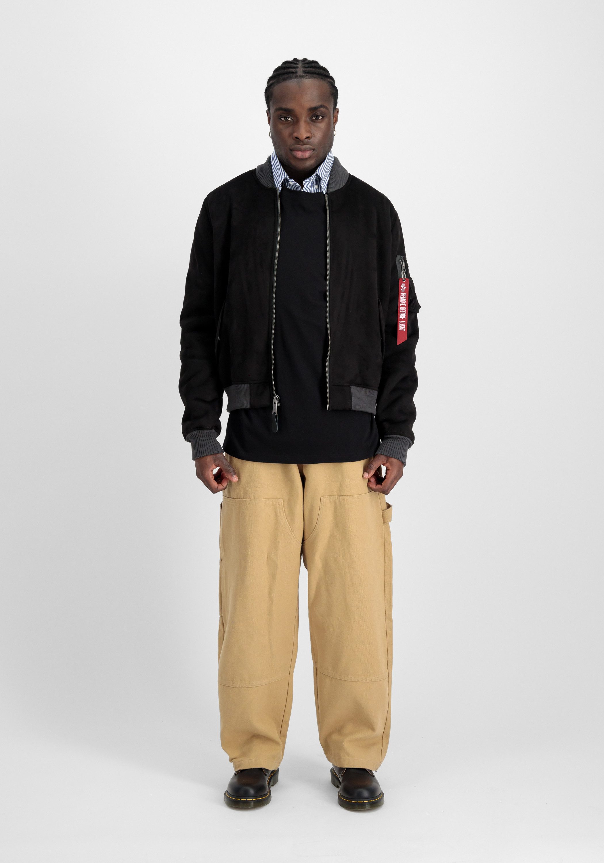 Alpha Industries Bomberjacke MA-1 Faux Suede