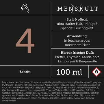 Menskult Föhnlotion Föhn- & Stylingspray, Stylingspray für perfektes Styling.