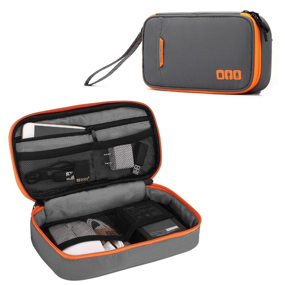 Blusmart Taschenorganizer Wasserdichte, multifunktionale Aufbewahrungstasche (Reise-Kabel-Organizer-Tasche, Tragetasche, tragbar), Für USB-Ladekabel und Elektronik