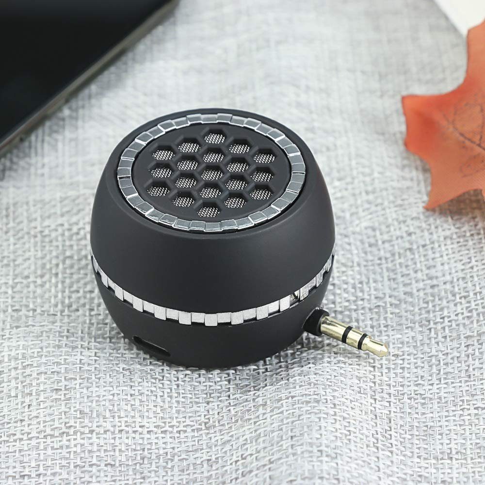 mit 3,5-mm-Schnittstelle Lautsprecher, schwarz Tragbarer GelldG Lautsprecher Mini-Lautsprecher