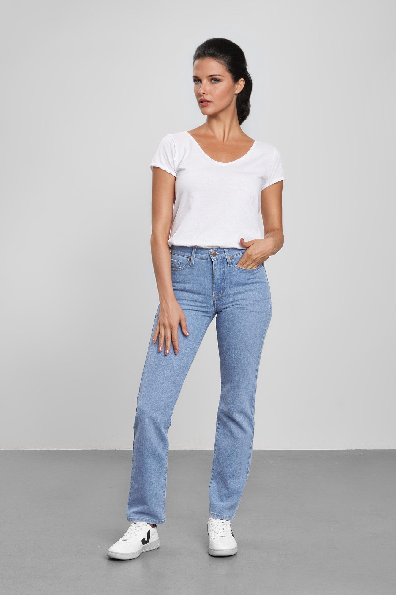 Straight-Jeans fv-No:va, Medium Waist