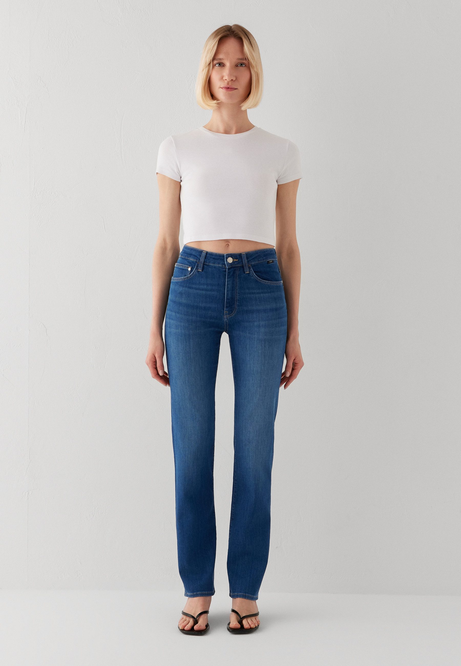 Mavi Straight-Jeans KENDRA gerde Form