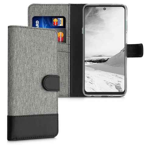 kwmobile Handyhülle Wallet Case für Motorola Edge 20 Lite, Hülle mit Ständer - Handyhülle Kartenfächer