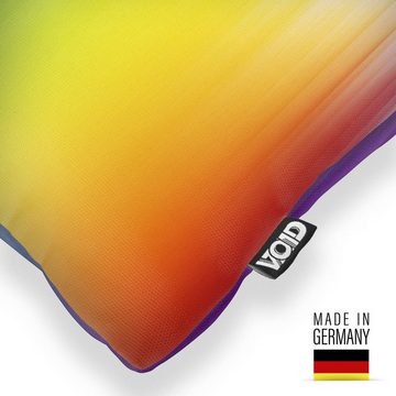 Kissenbezug, VOID (1 Stück), Regenbogen Farben Pride Wasserfarben Verlauf bunt Regenbogen Flagge