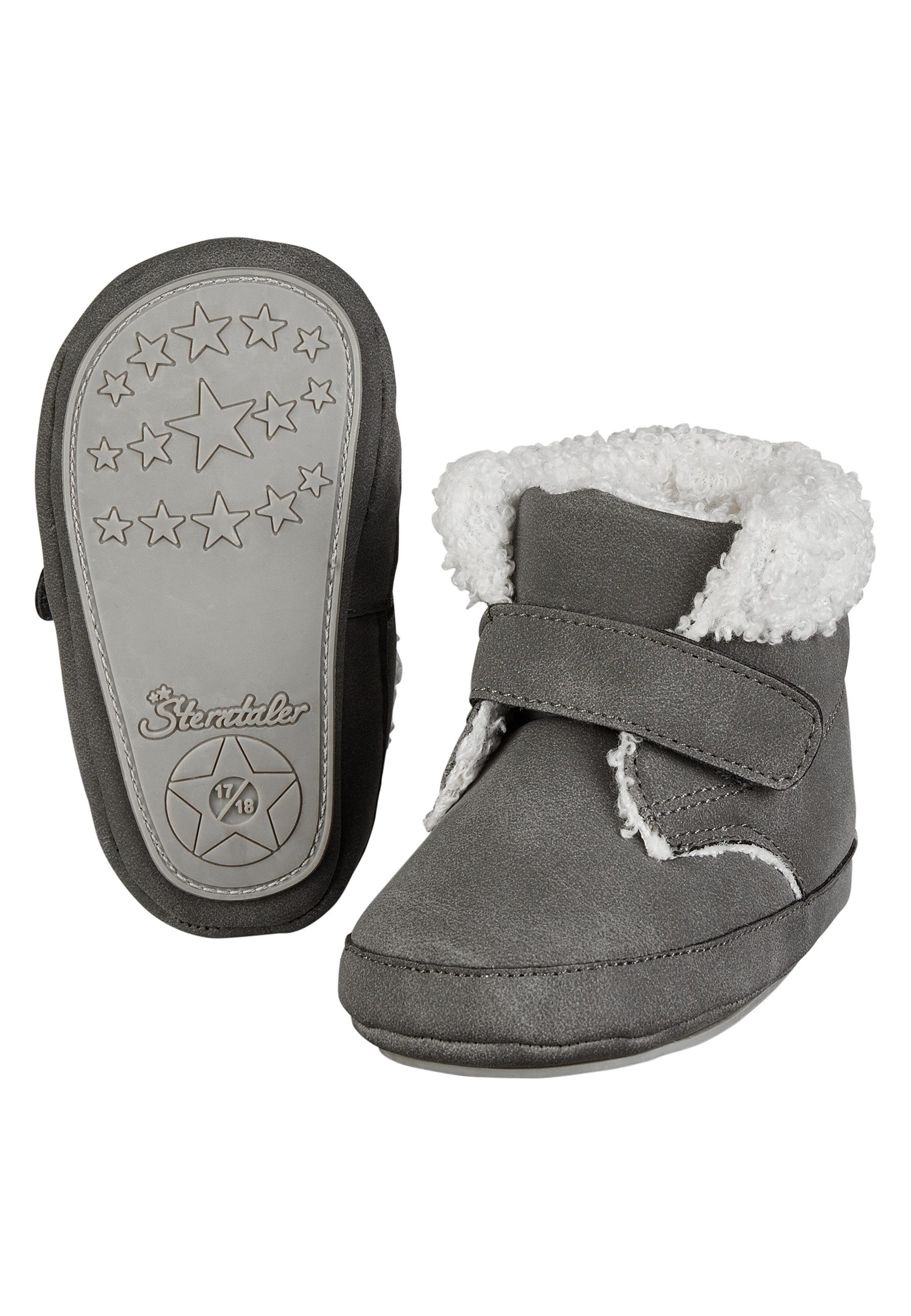 Sterntaler® Baby Schuhe uni Outdoorschuh (1-tlg) Klettverschluss, rutschfeste Sohle, Flauschfutter