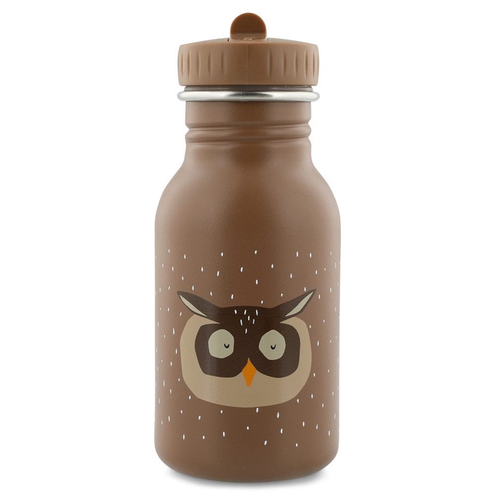 Trixie Baby Trinkflasche Trixie Trinkflasche aus Edelstahl Mr Owl Eule braun 350ml