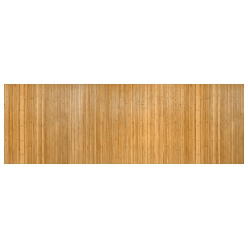 Teppich Teppich Rechteckig Natur 100x300 cm Bambus