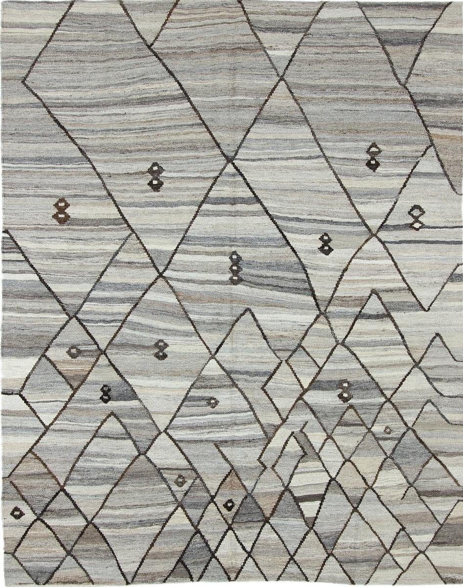 Orientteppich Kelim Afghan Berber Design 184x232 Handgewebter Moderner, Nain Trading, rechteckig, Höhe: 3 mm