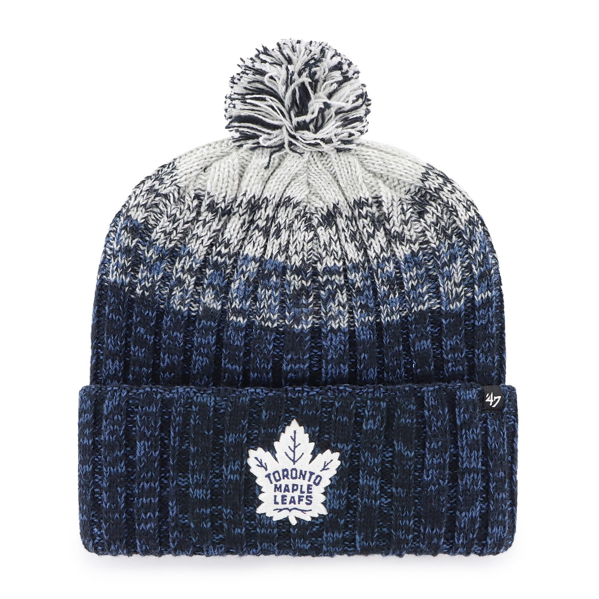 Bommelmütze '47 Brand NHL Toronto Maple Leafs Cascade '47 CUFF KNIT