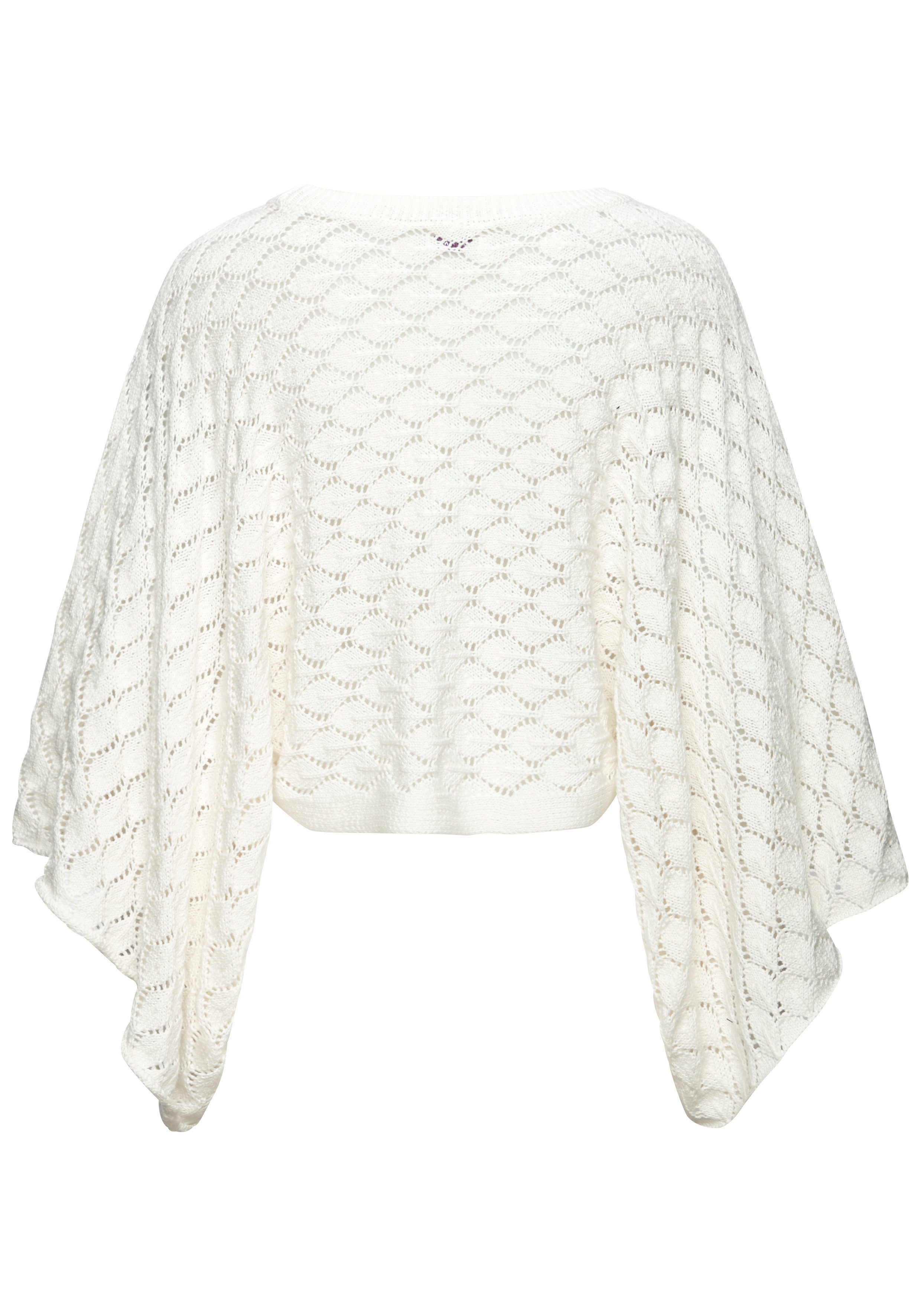 French Connection Ajourpullover, leicht transparenter Strandpullover