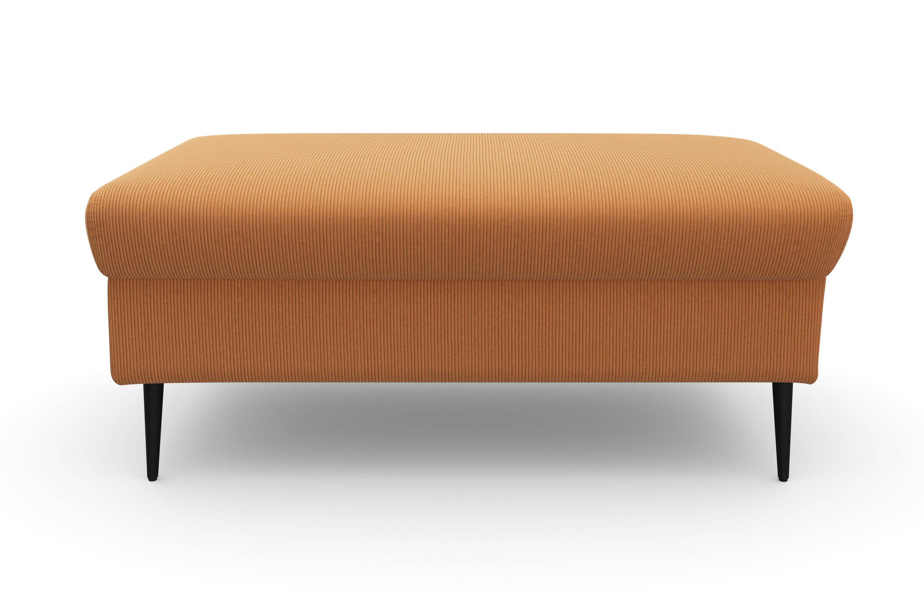 DOMO collection Sitzhocker Modica, Auch in Cord, Fußhöhe passend für gängige Saugroboter!