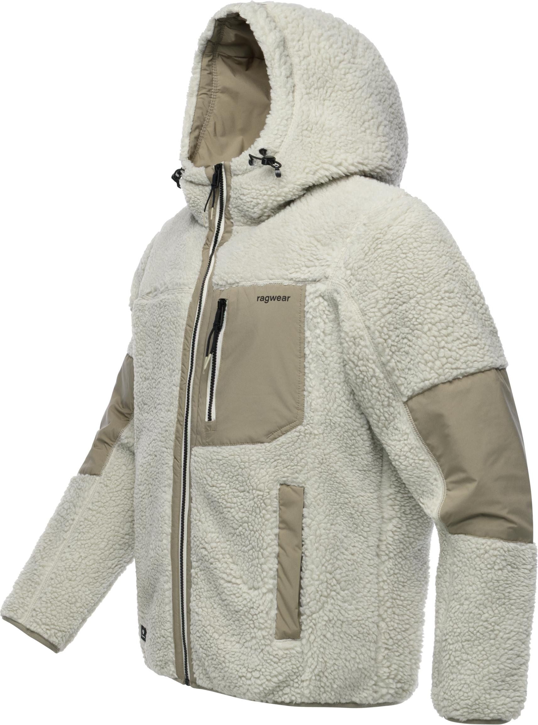 Ragwear Plüschjacke Chille Flauschige Übergangsjacke aus Teddyfleece günstig online kaufen