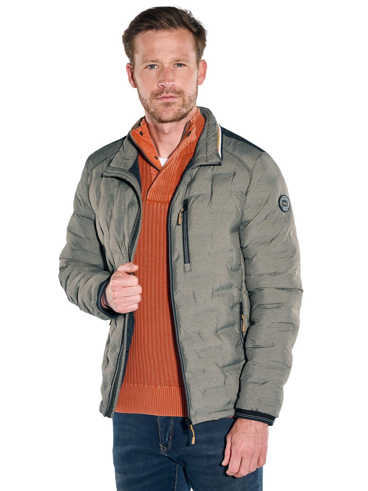 Engbers Steppjacke Herren Steppjacke, Khaki