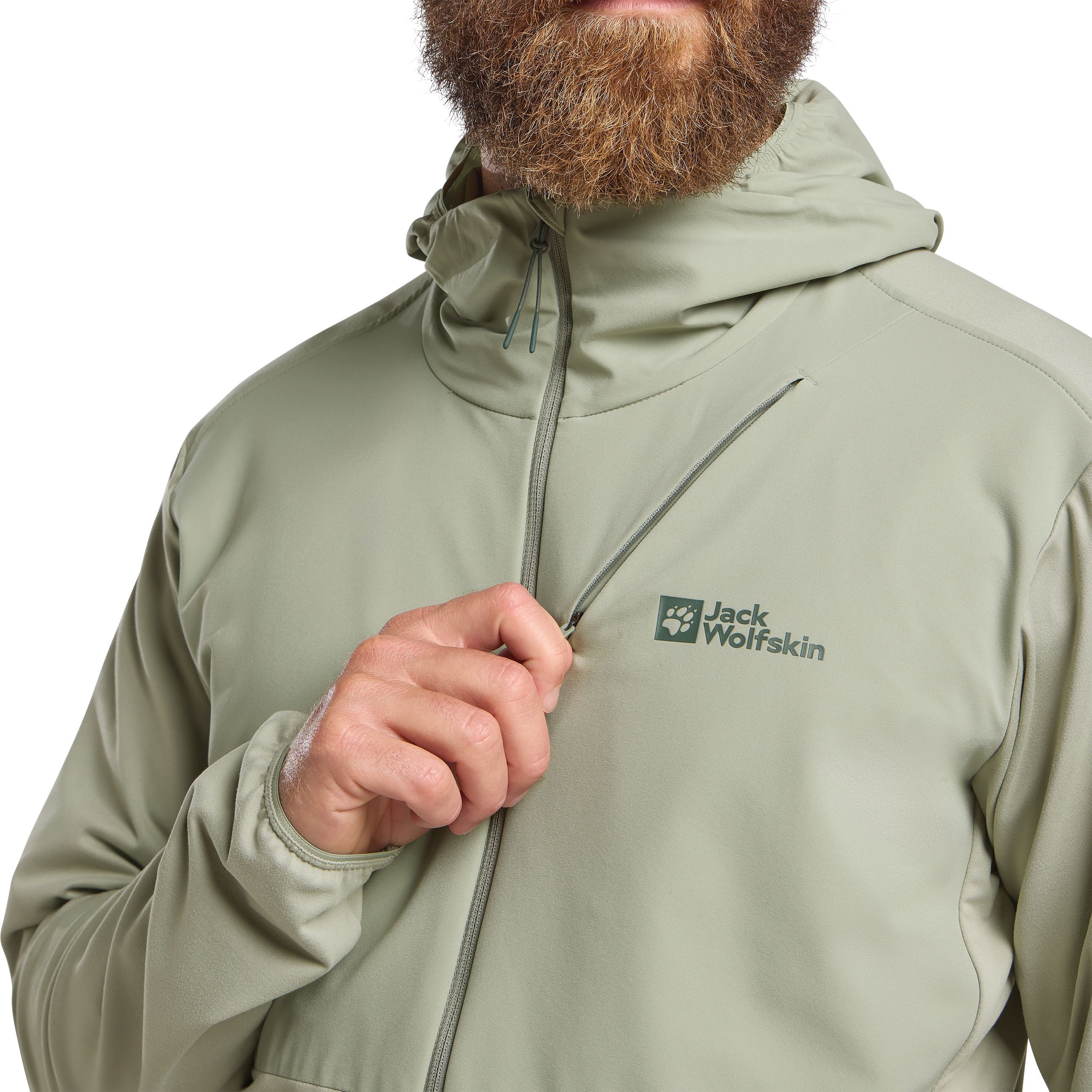 Jack Wolfskin Kapuzenfleecejacke PRELIGHT TRAIL HOODY M