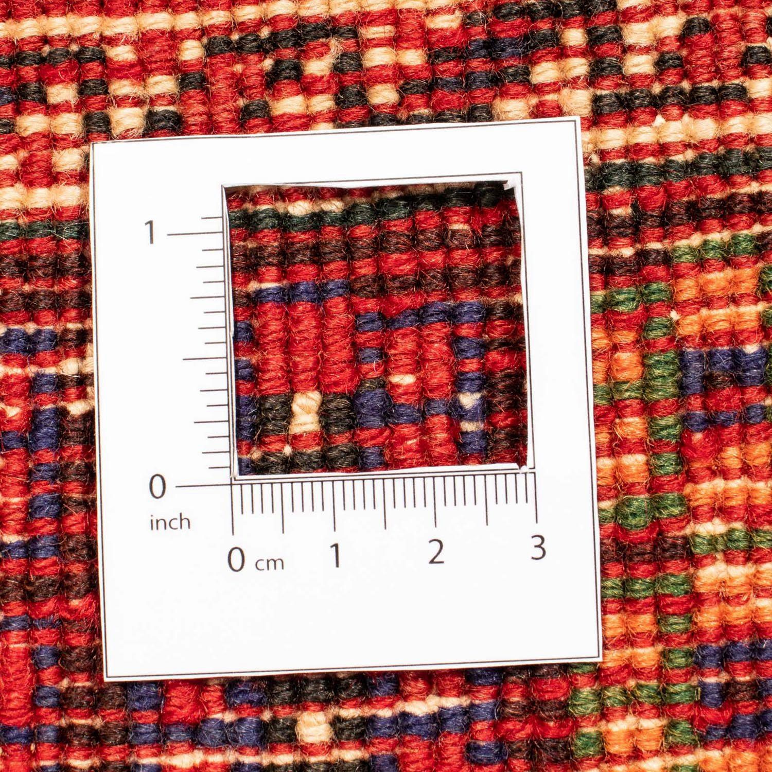 x Wollteppich Kaschkuli mm, Unikat Zertifikat morgenland, cm, 295 Durchgemustert 13 mit rechteckig, 197 Rosso Höhe: chiaro