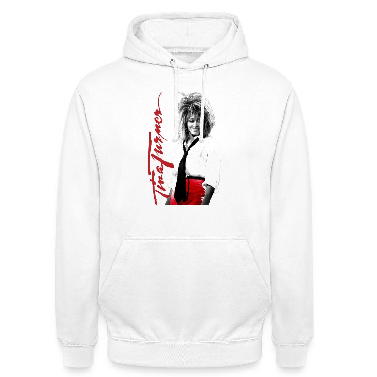 Spreadshirt Hoodie Tina Turner Fotografie Mit Signatur Unisex Hoodie (1-tlg)