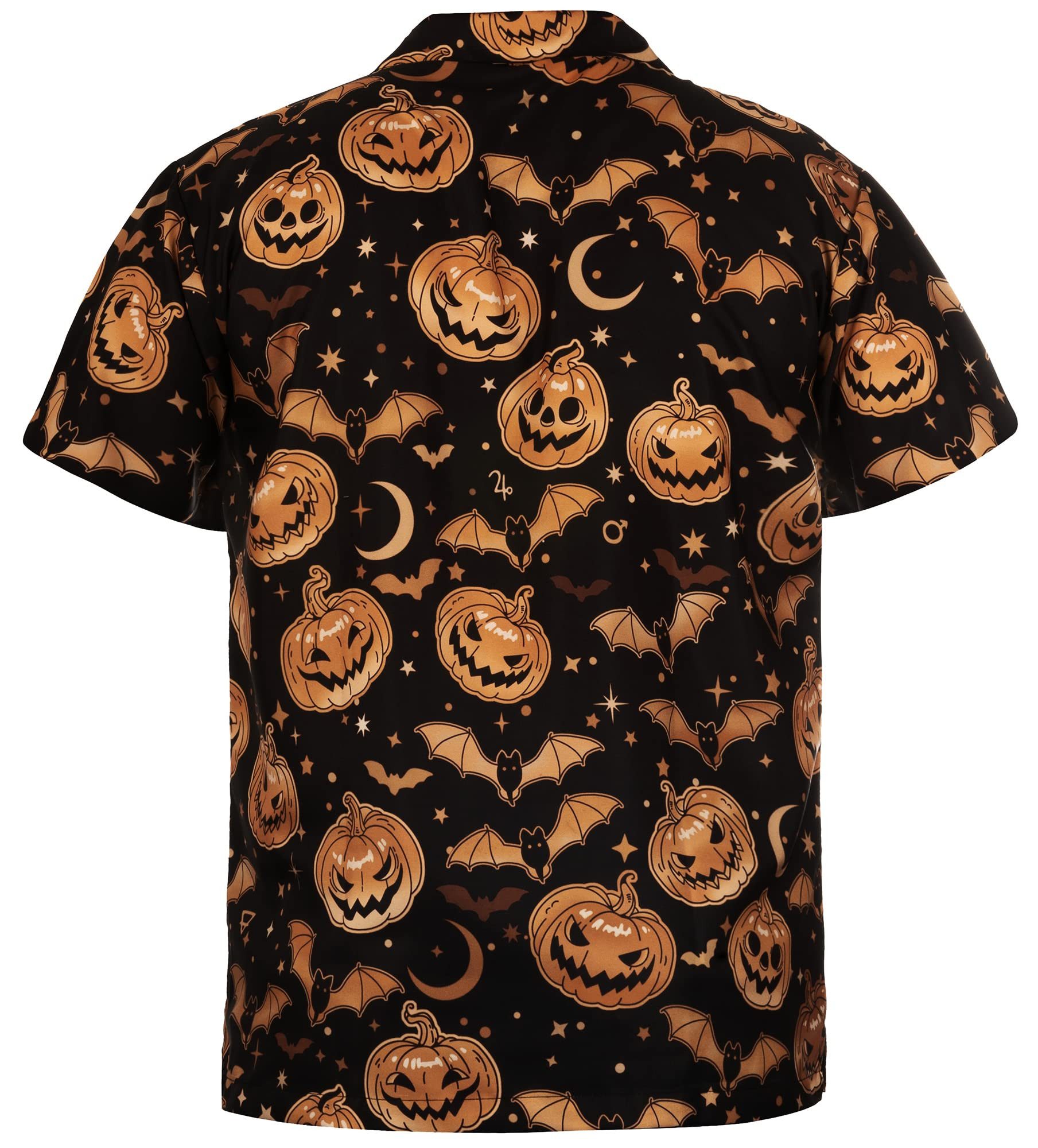King Kameha Hawaiihemd Halloween Pumpkin Bat günstig online kaufen