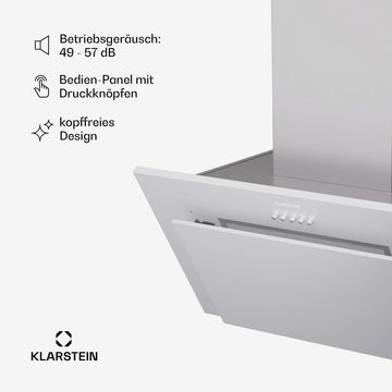Klarstein Deckenhaube Serie CGCH3-Athena-60SS Athena 60, Kopffreihaube head -free Abluft Umluft LED