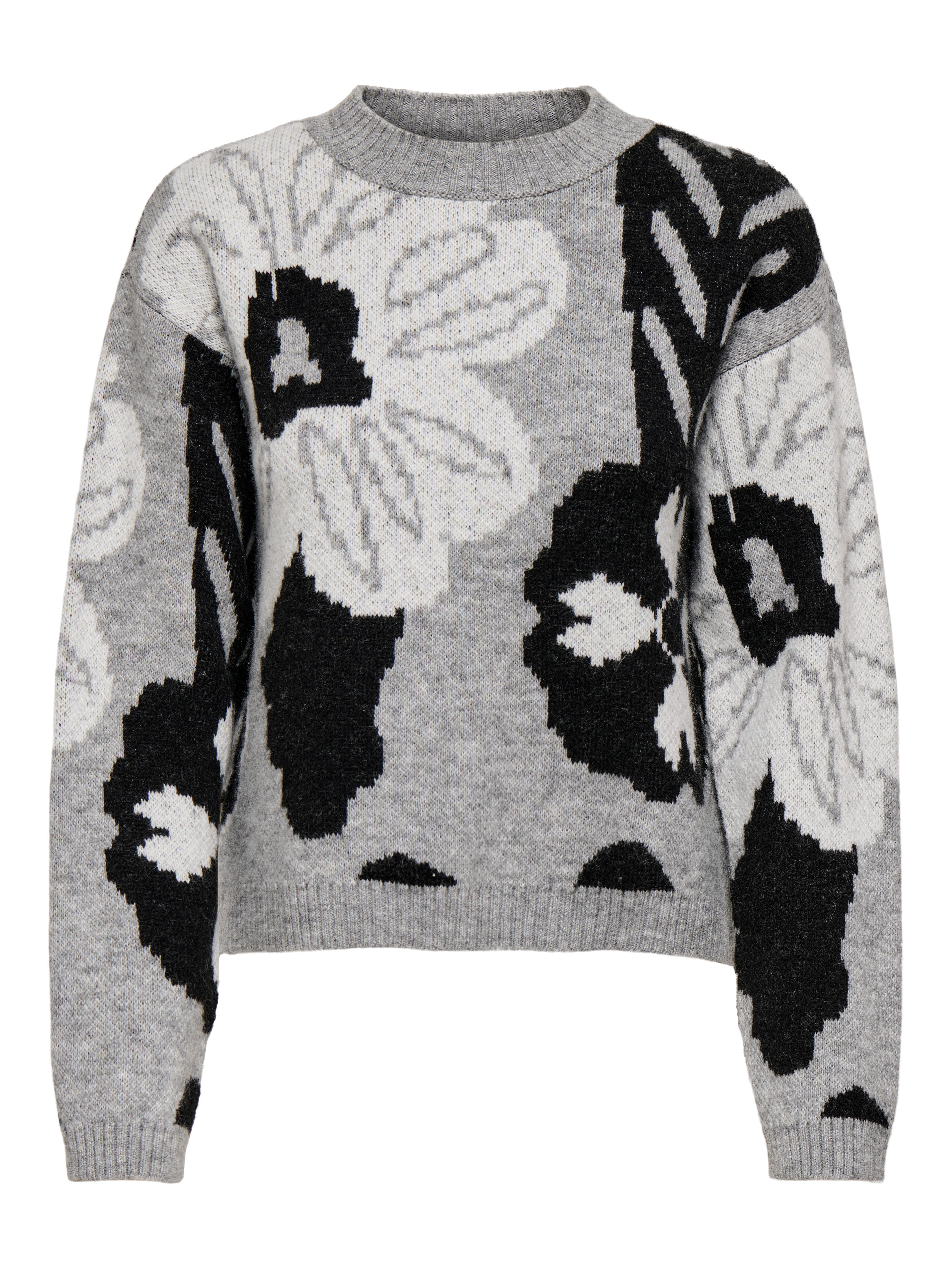 ONLY Rundhalspullover ONLJADE FLOWER LS O-NECK günstig online kaufen