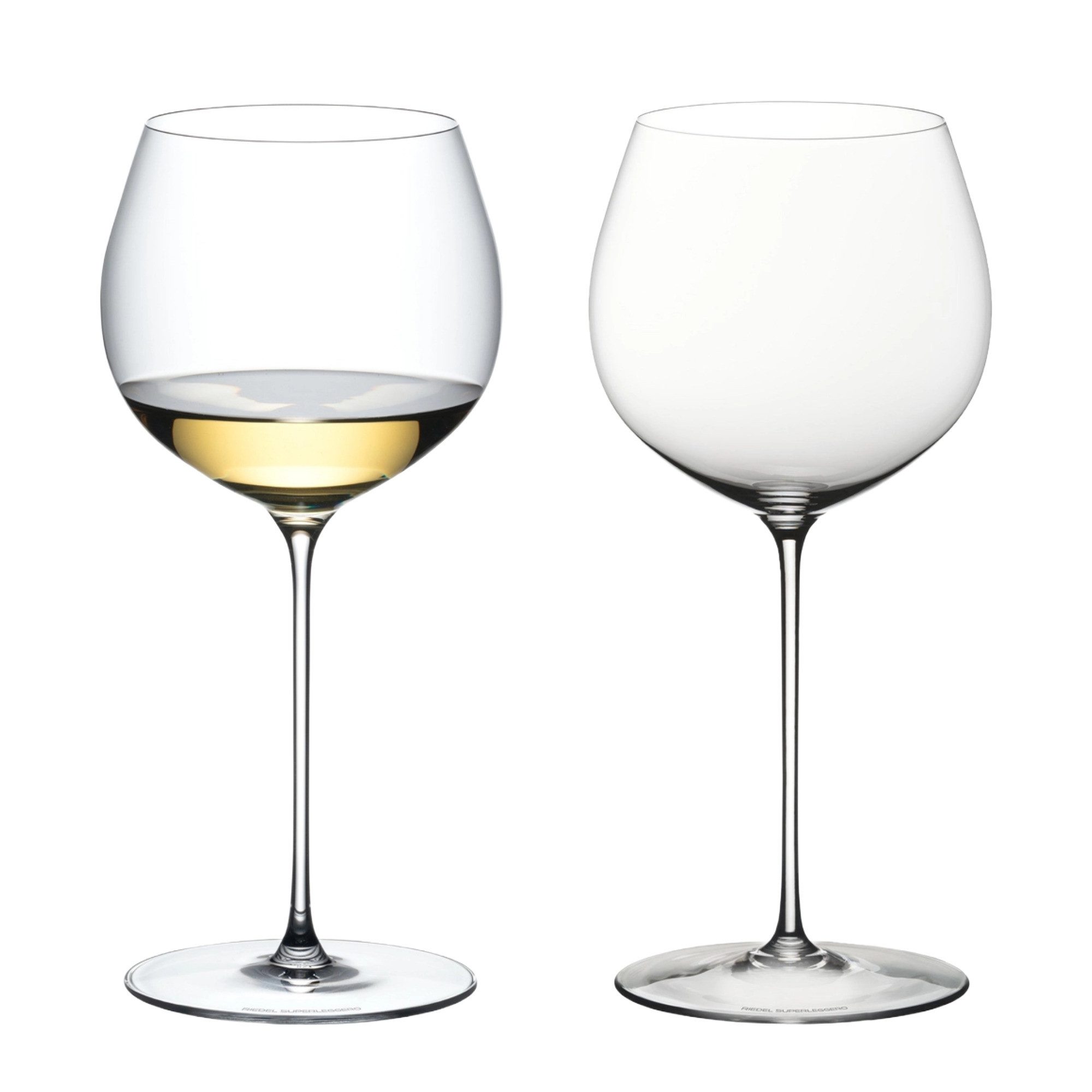RIEDEL THE WINE GLASS COMPANY Weißweinglas Riedel Weinglas Superleggero Chardonnay Vorteilset, Kristallglas