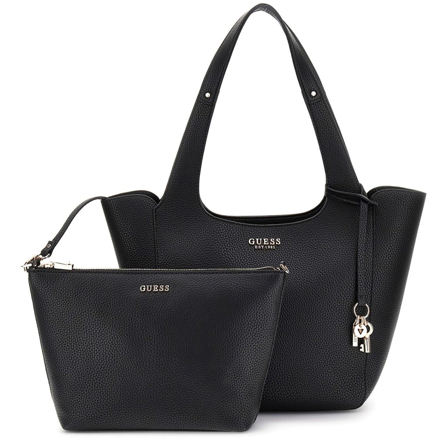 Umhängetasche GUESS Shopper Handtasche Helina Black
