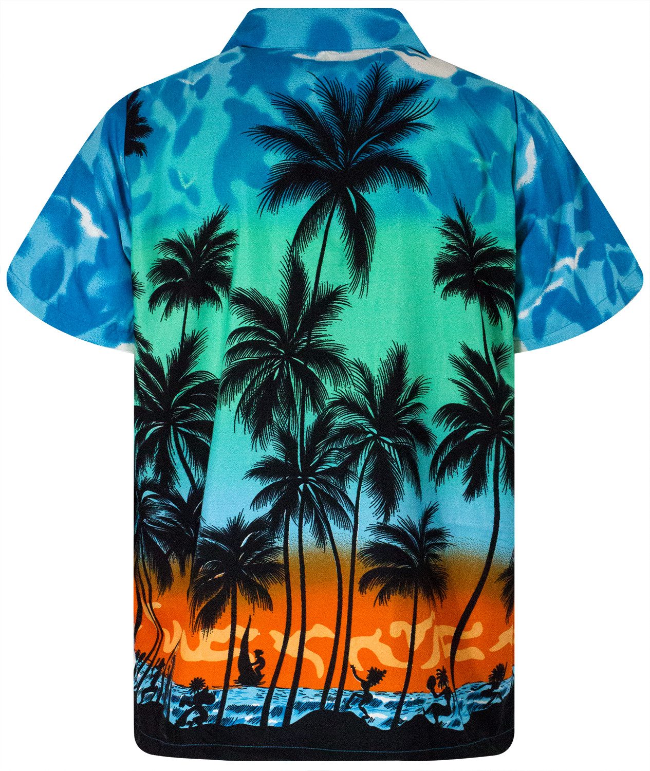 King Kameha Hawaiihemd Beach Eclectic Funky Hawaii-Hemd Herren Kurzarm Fron günstig online kaufen