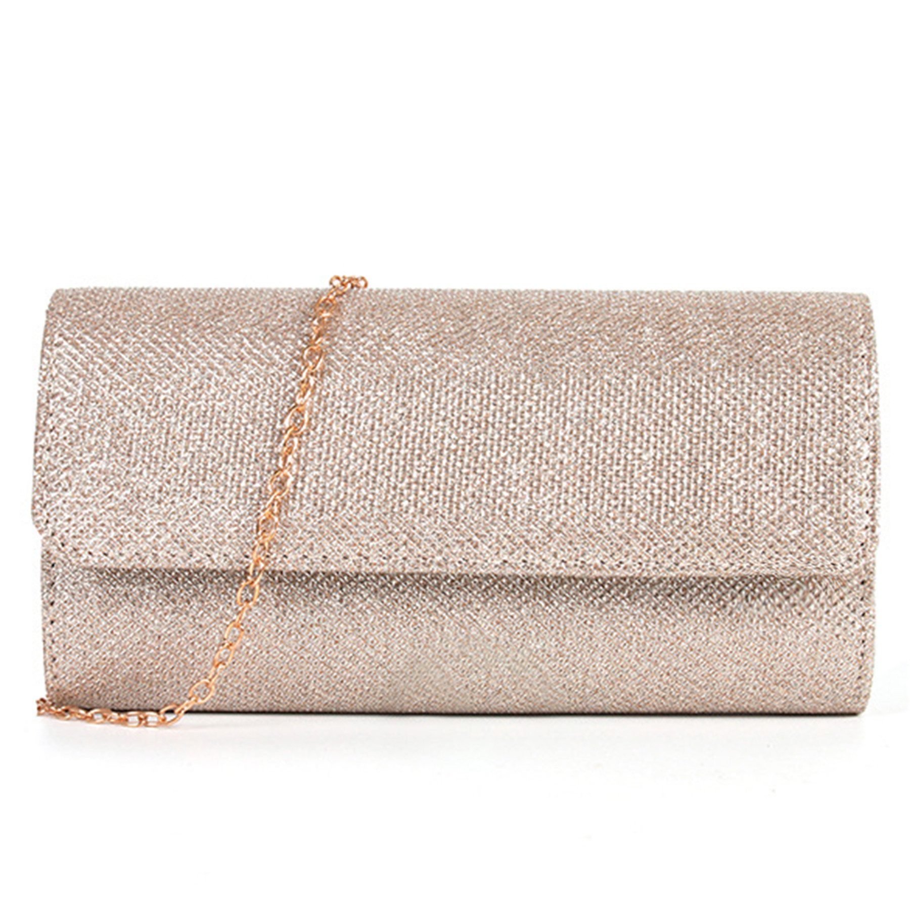 Mutig Abendtasche Damen Clutch Abendtasche mit Kette, Glänzende Pailletten Umhängetasche (elegante Crossbody Handtasche für Damen, stilvolle Schultertasche), für Hochzeit, Party, Bankett, Abendveranstaltung und Feiertage