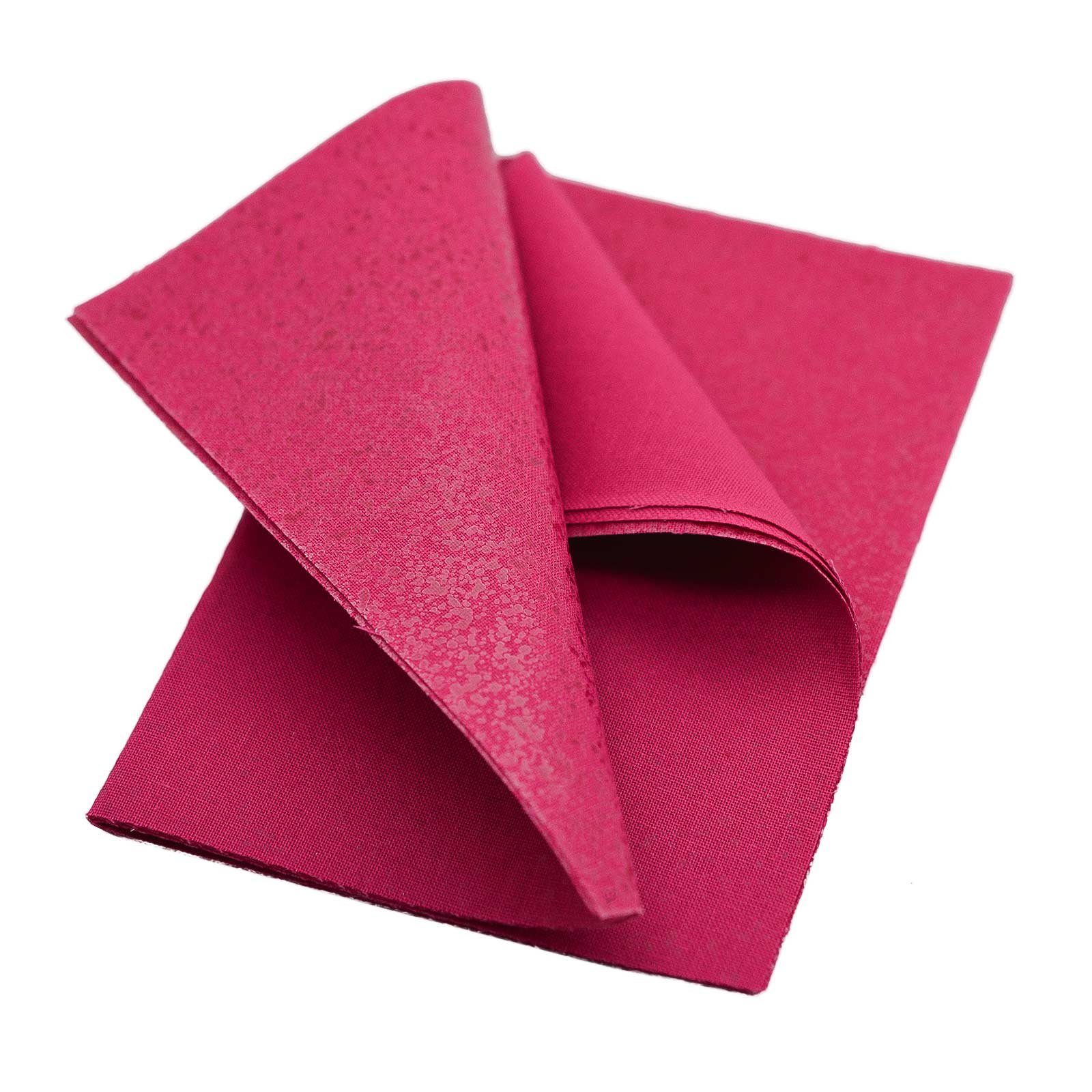 maDDma Patchies 1 zuschneidbare Flicken, Stoff - 100 % Baumwolle, Klebstoff - Polyethylen, pink