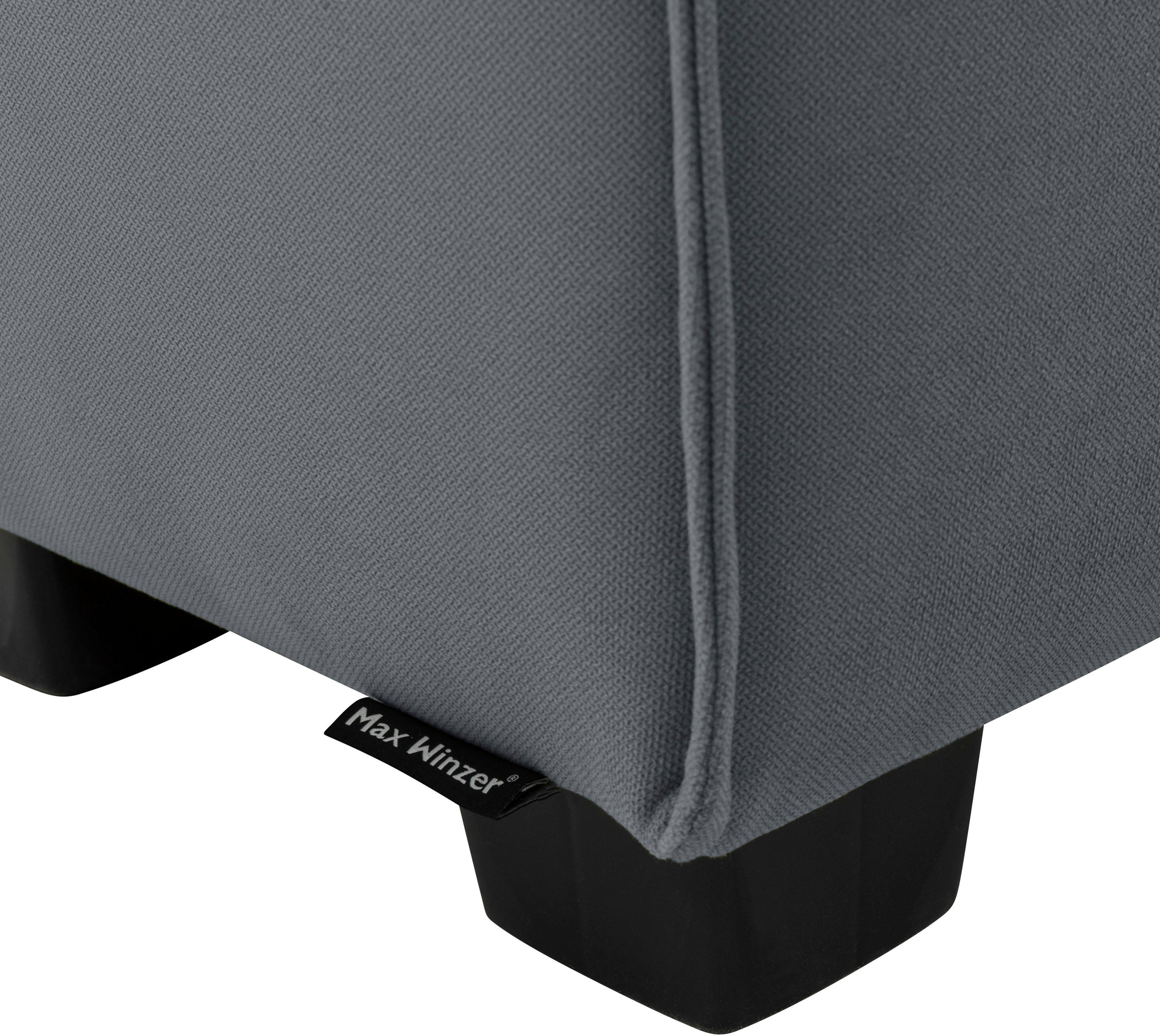 Max Winzer® Einzelelement kombinierbar grau MOVE, Sofaelement individuell 120/60/42 cm